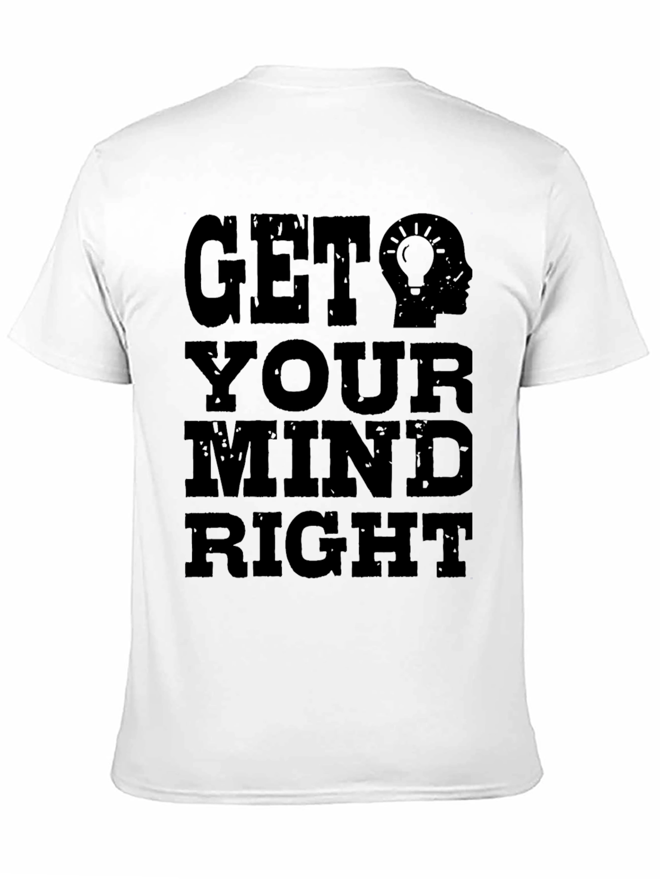Black Get Your Mind Right Graphic Tee - Black Cotton view 11