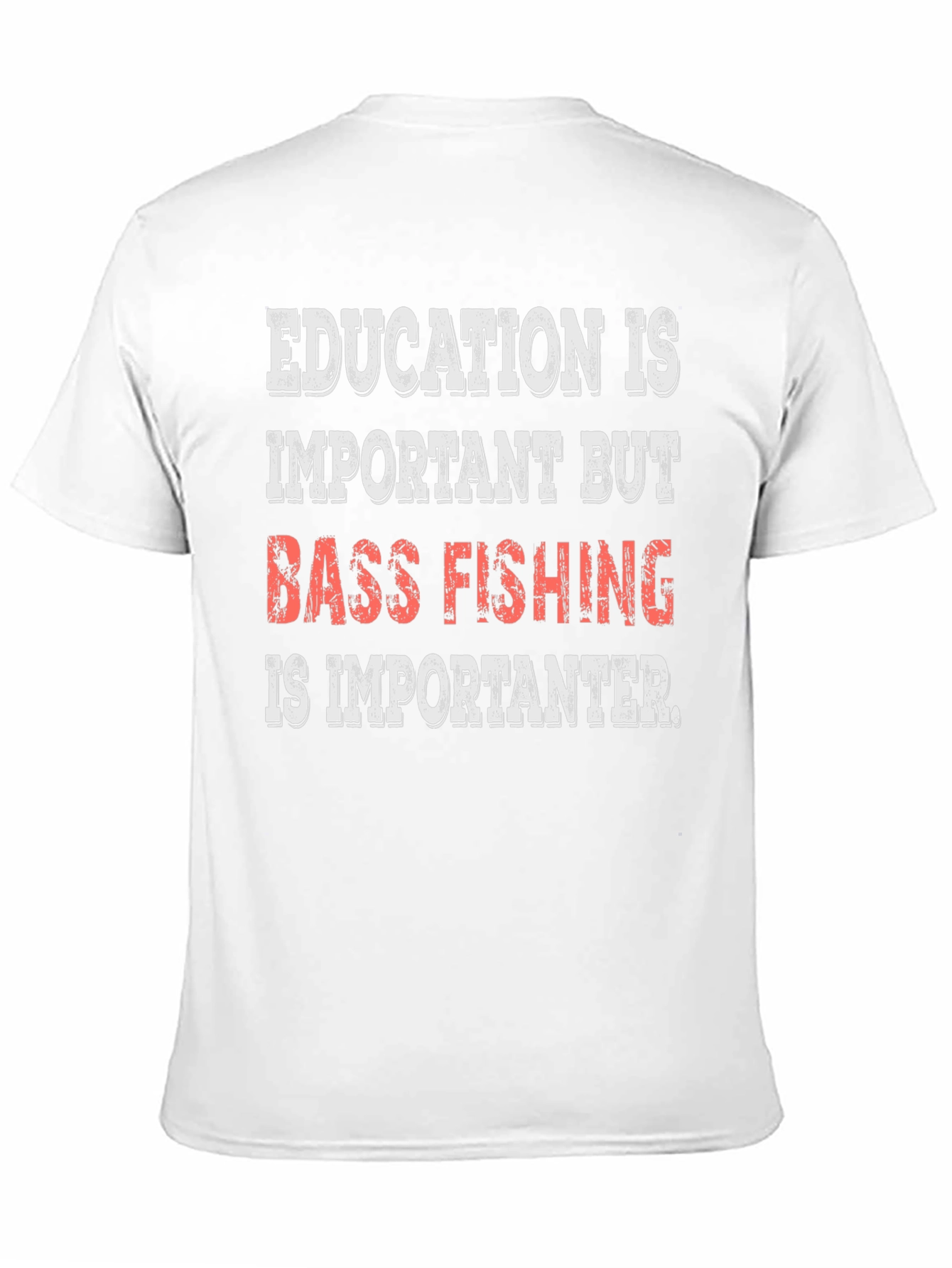 Black Bass Fishing Is Importanter Black T-Shirt view 11