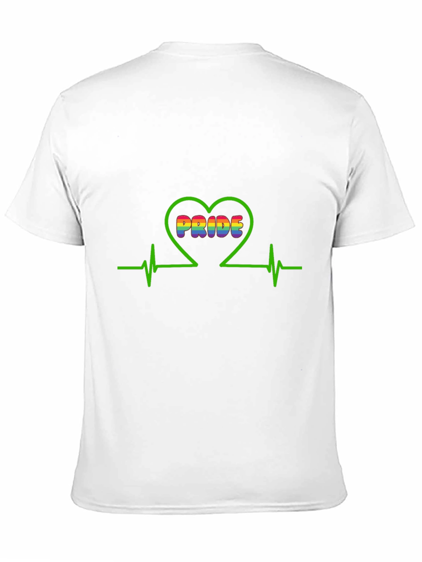 Black Pride Heartbeat Graphic Tee - Black view 11