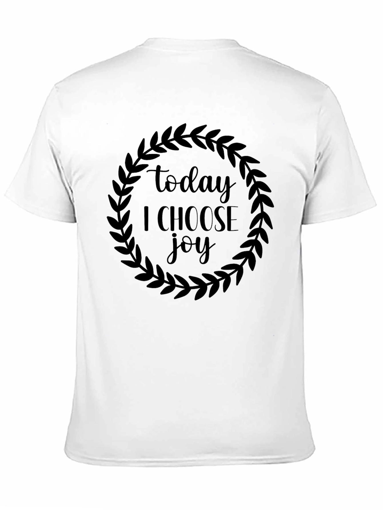 Black Today I Choose Joy Black Graphic Tee view 11