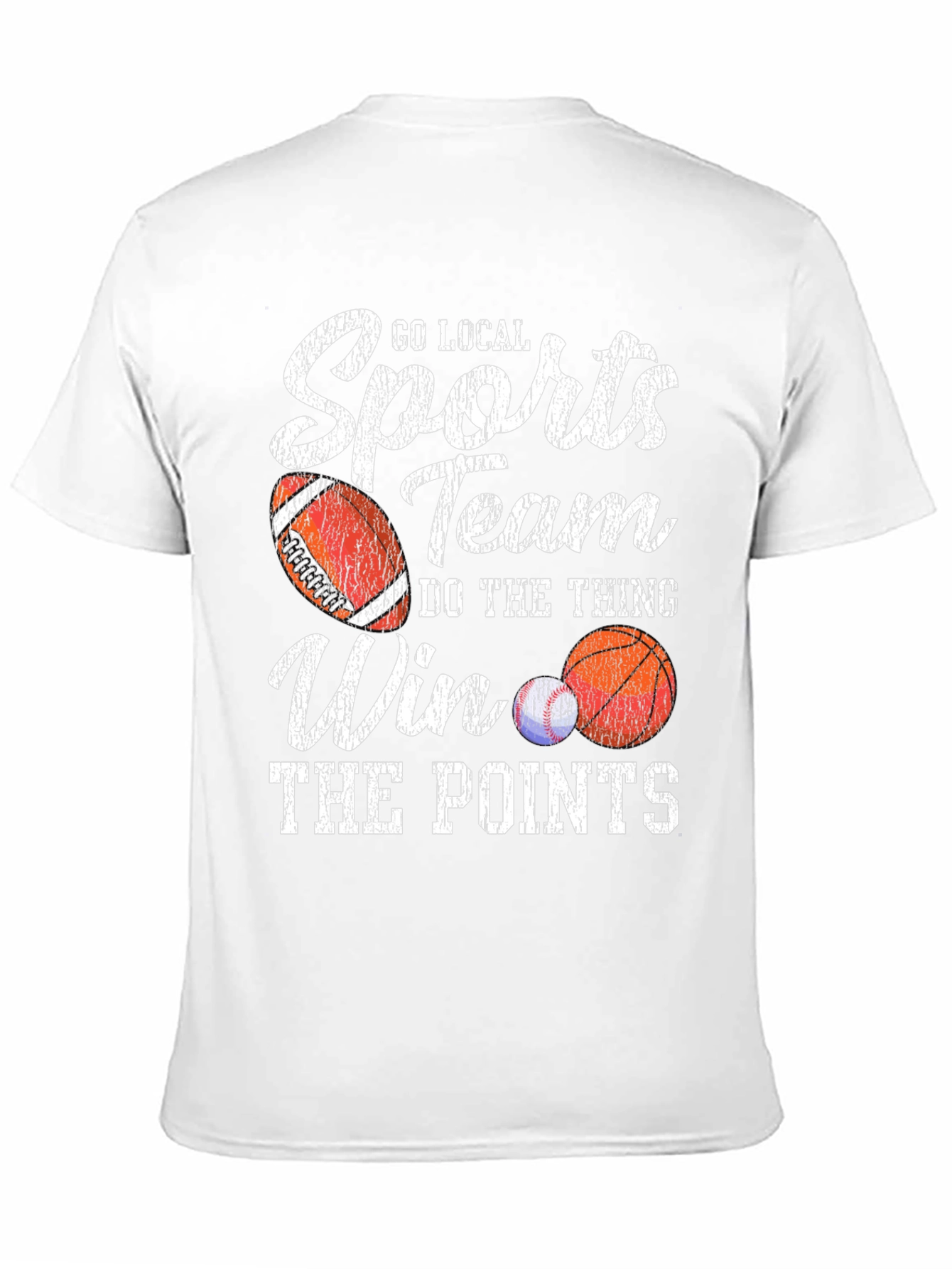 Black Go Local Sports Team T-Shirt view 11