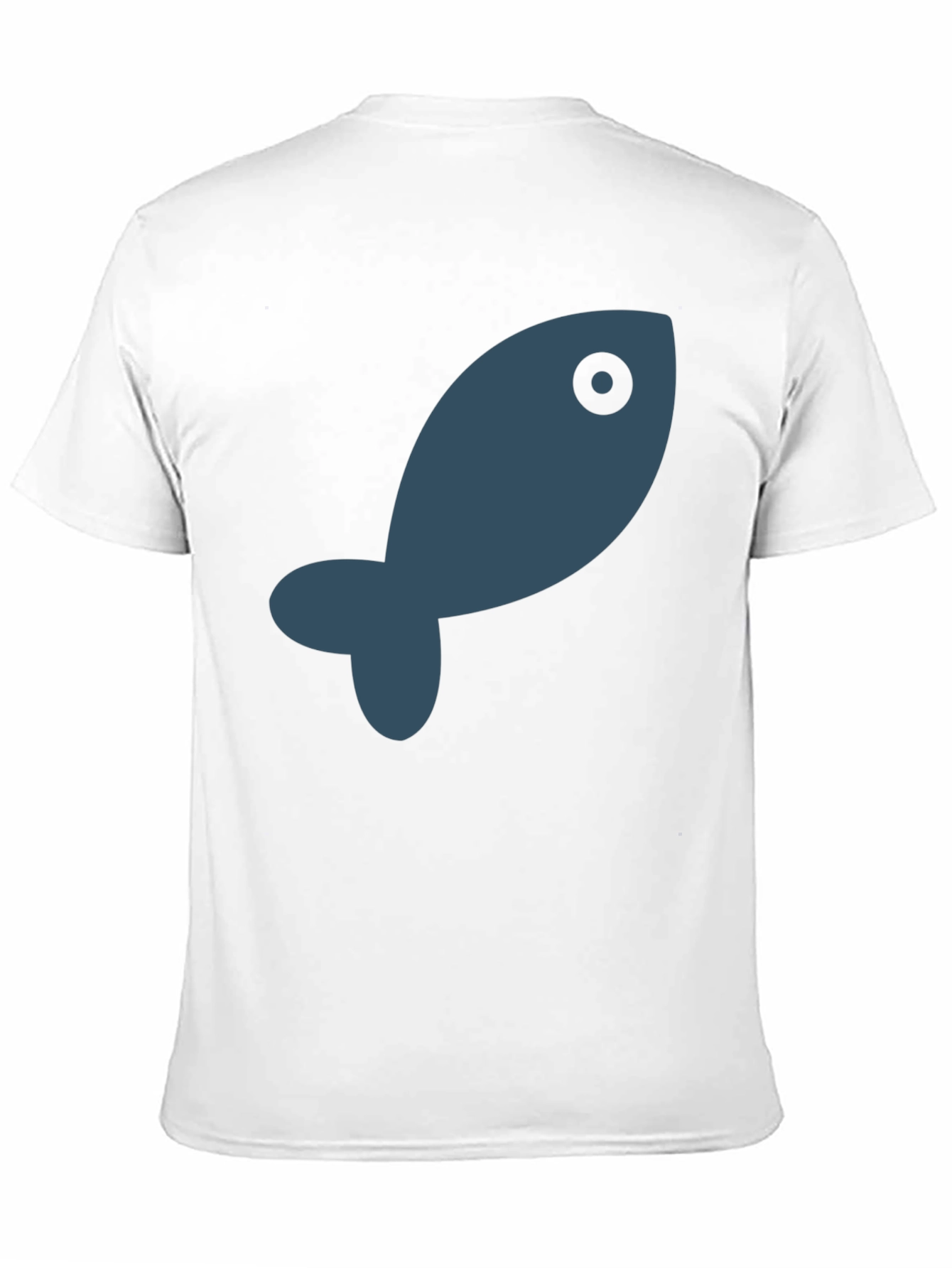 Cool Fish Graphic Black T-Shirt - 11