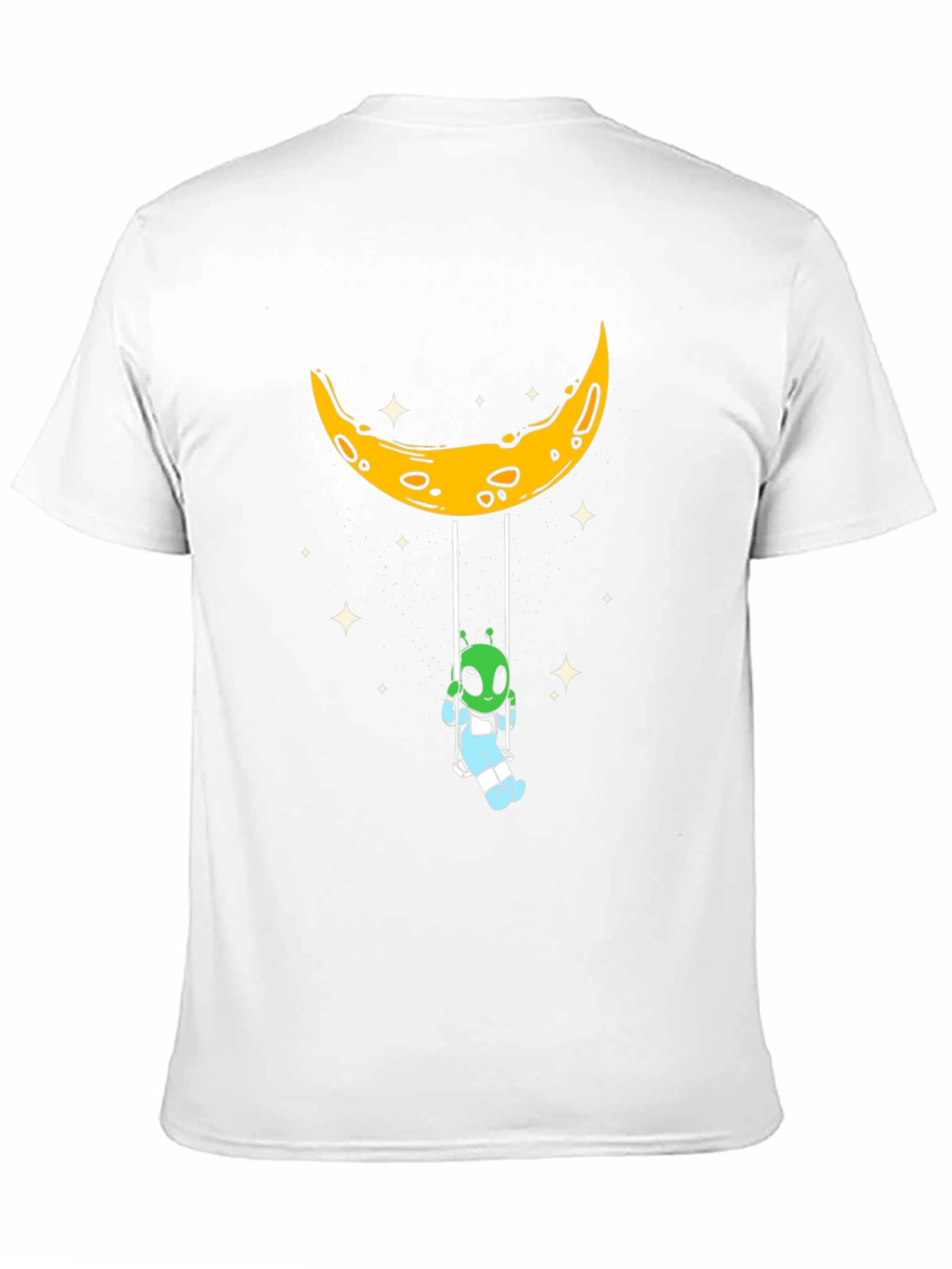 Black Alien Moon Swing Graphic Tee view 11