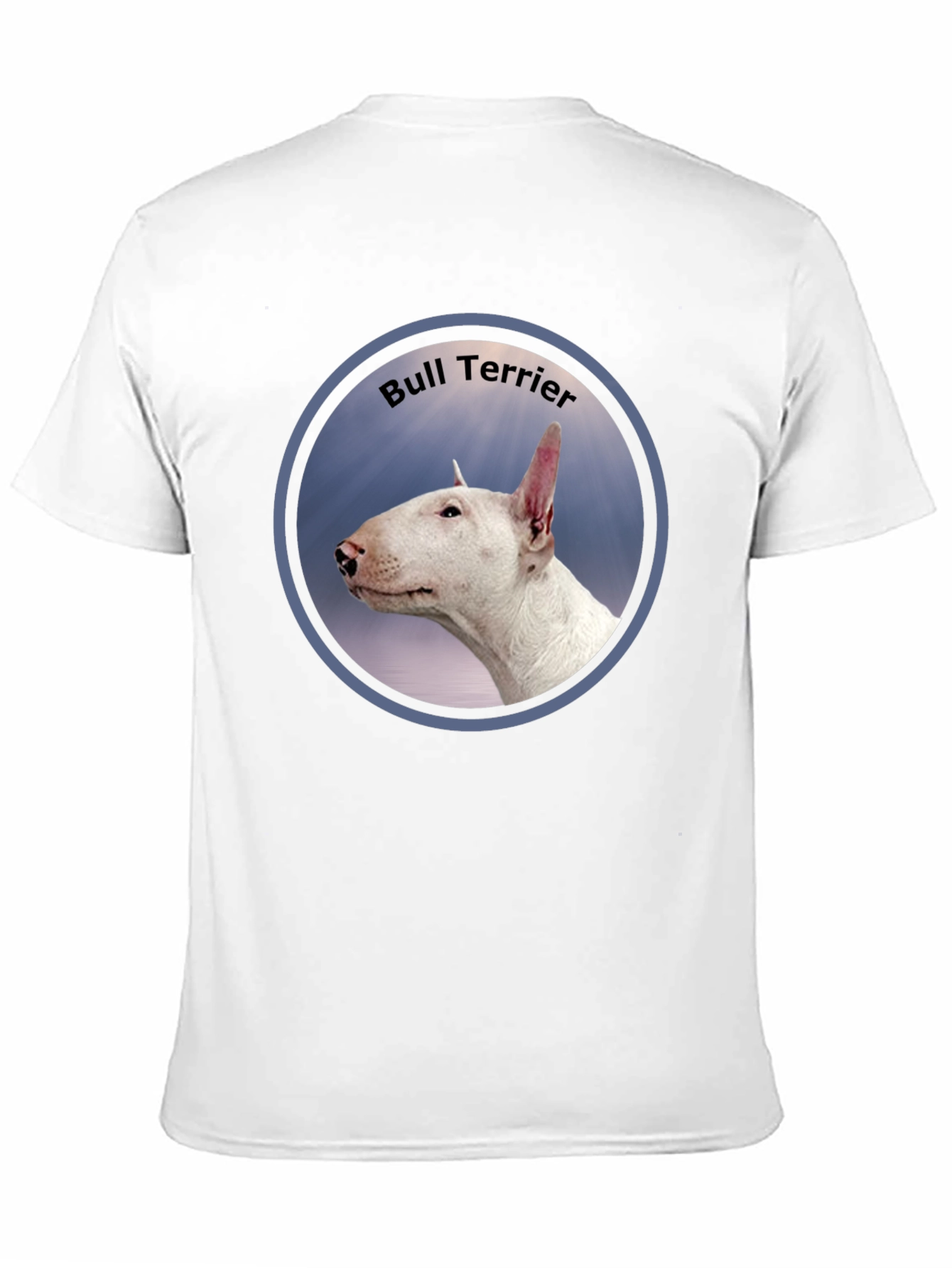 Black Bull Terrier Portrait Graphic T-Shirt view 11