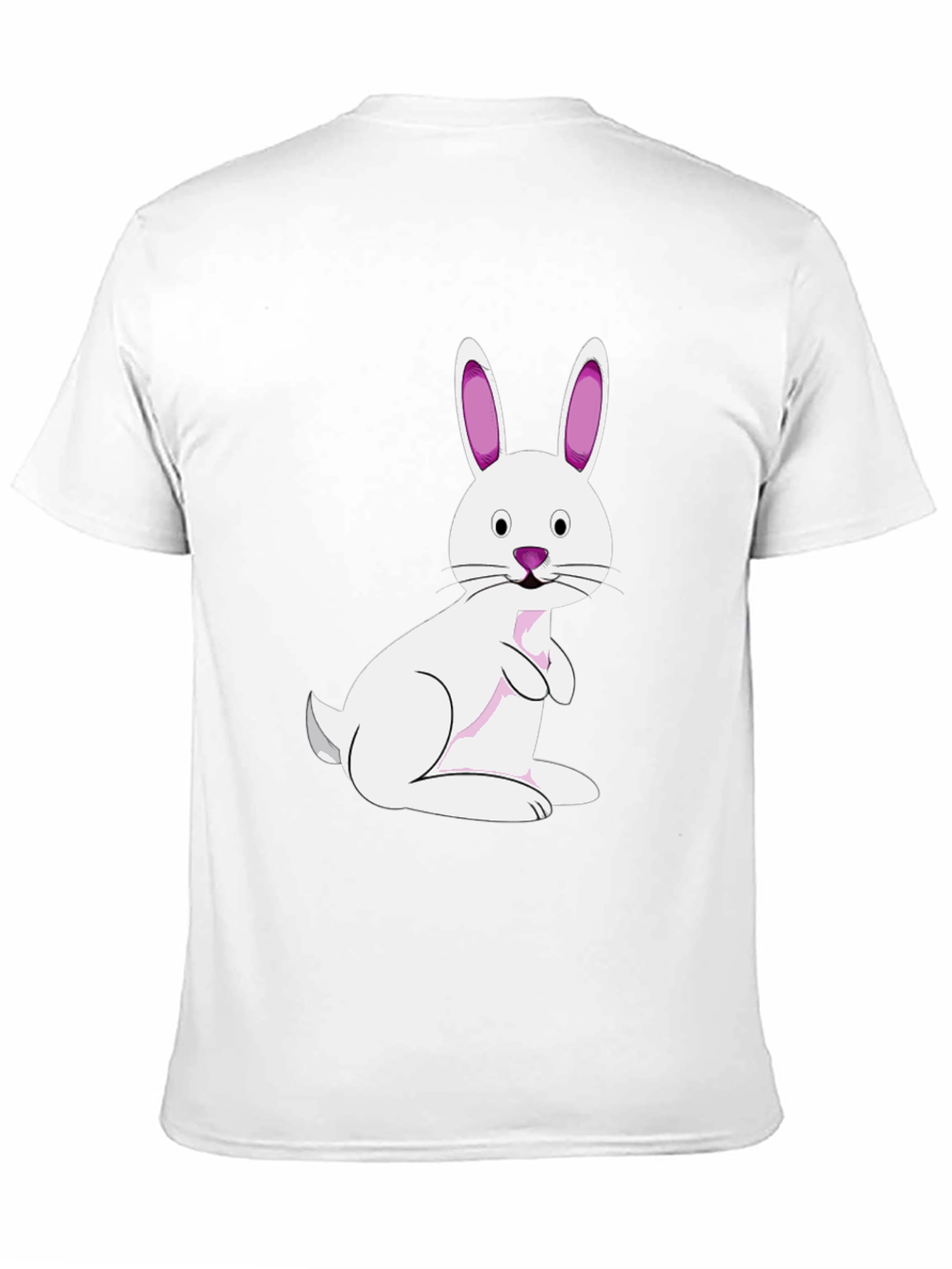 Easter Bunny Graphic Tee - Black Cotton Blend - 11