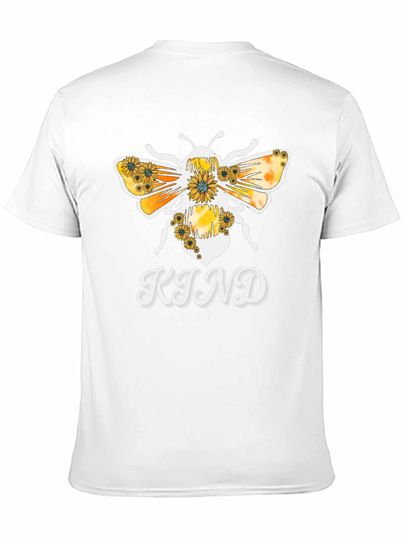 Black Bee Kind Sunflower Graphic T-Shirt view 11