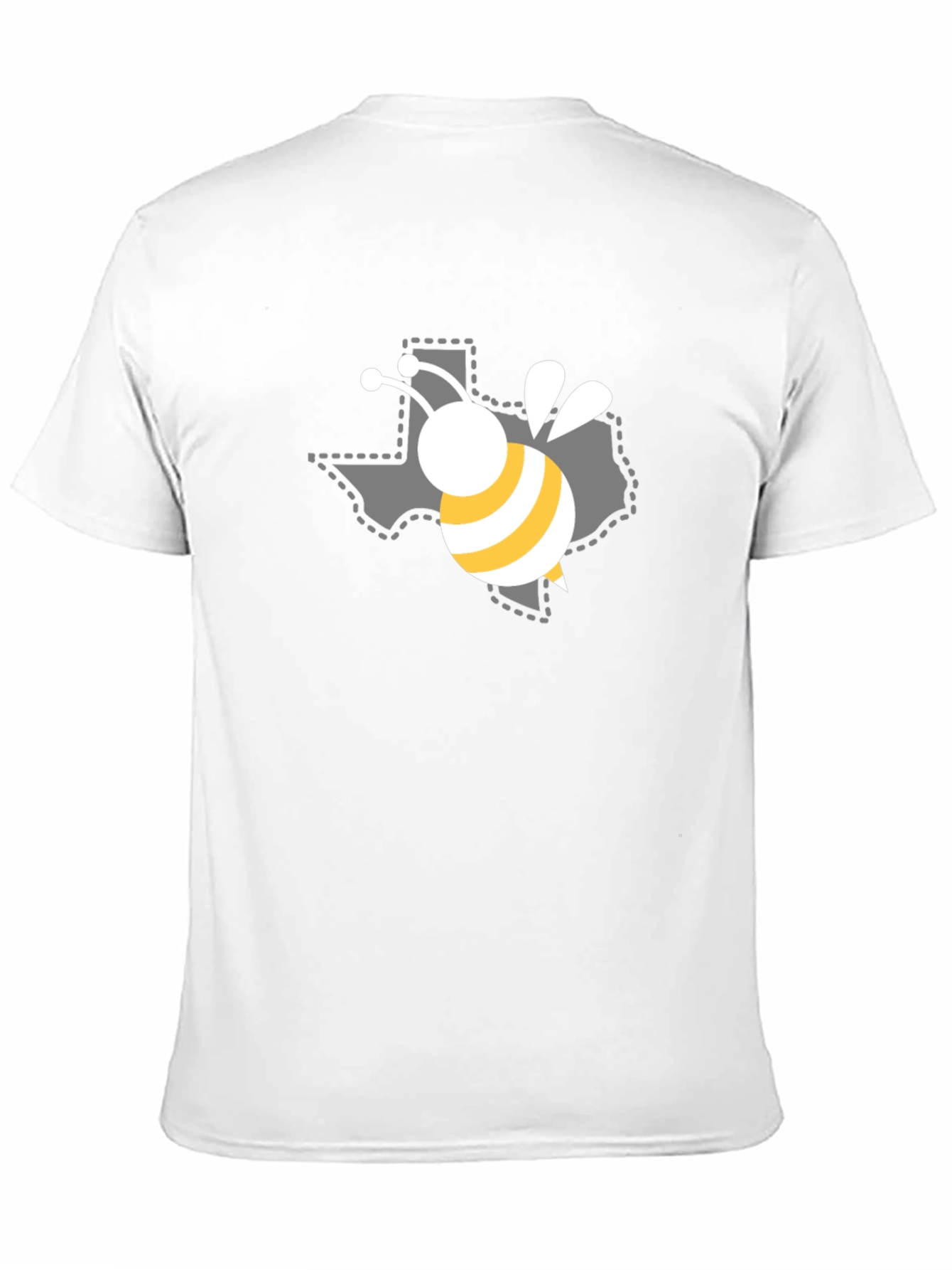 Black Texas Bee Graphic Black T-Shirt view 11