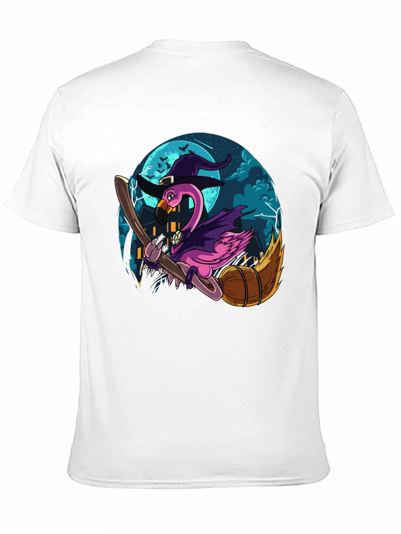 Black Witch Flamingo Graphic Tee view 11