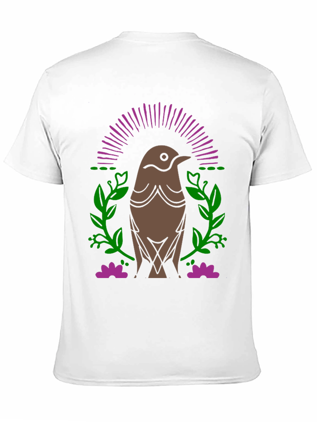 Black Bird Graphic Black T-Shirt view 11