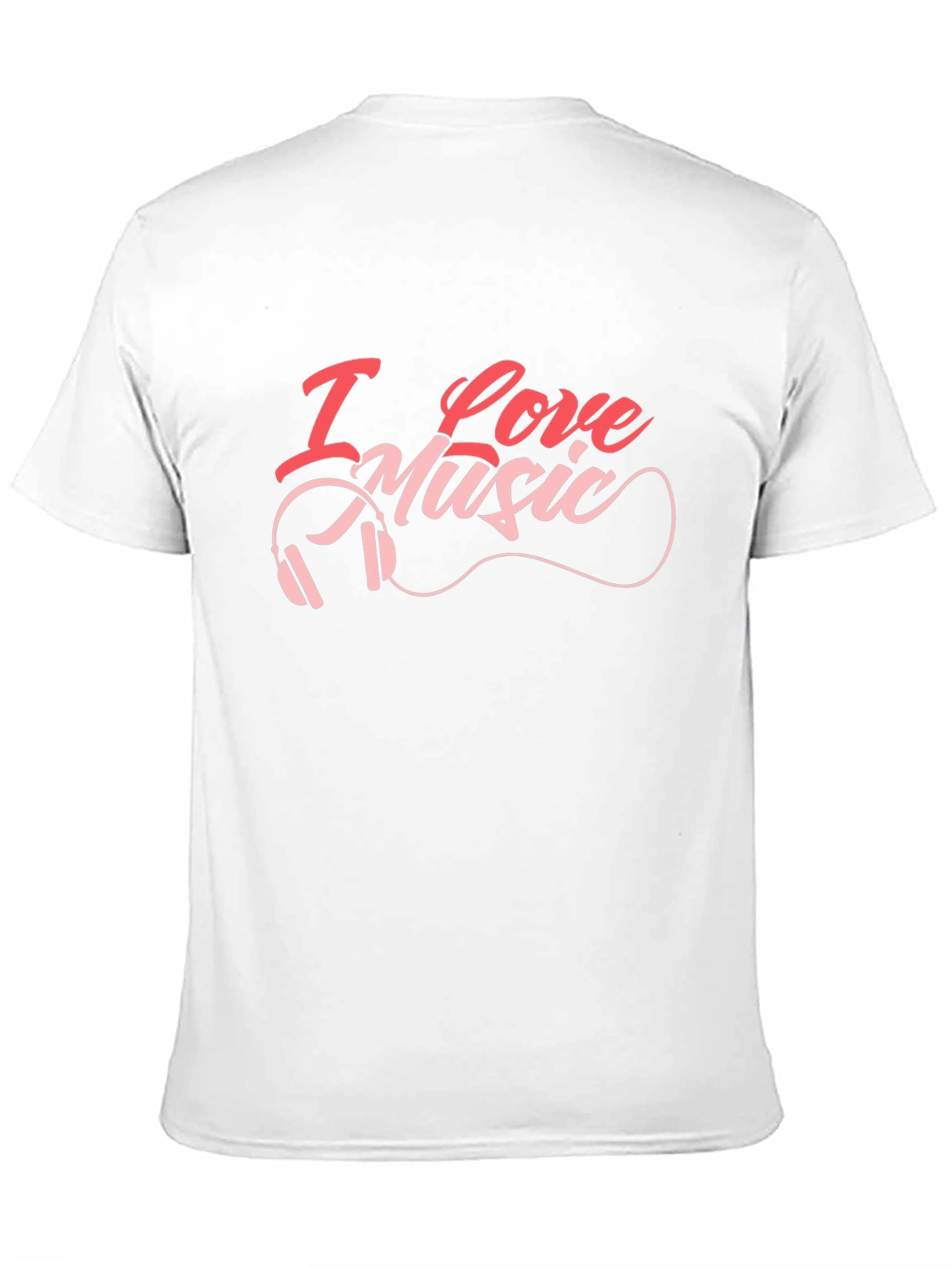 Black I Love Music Graphic Print Tee view 11