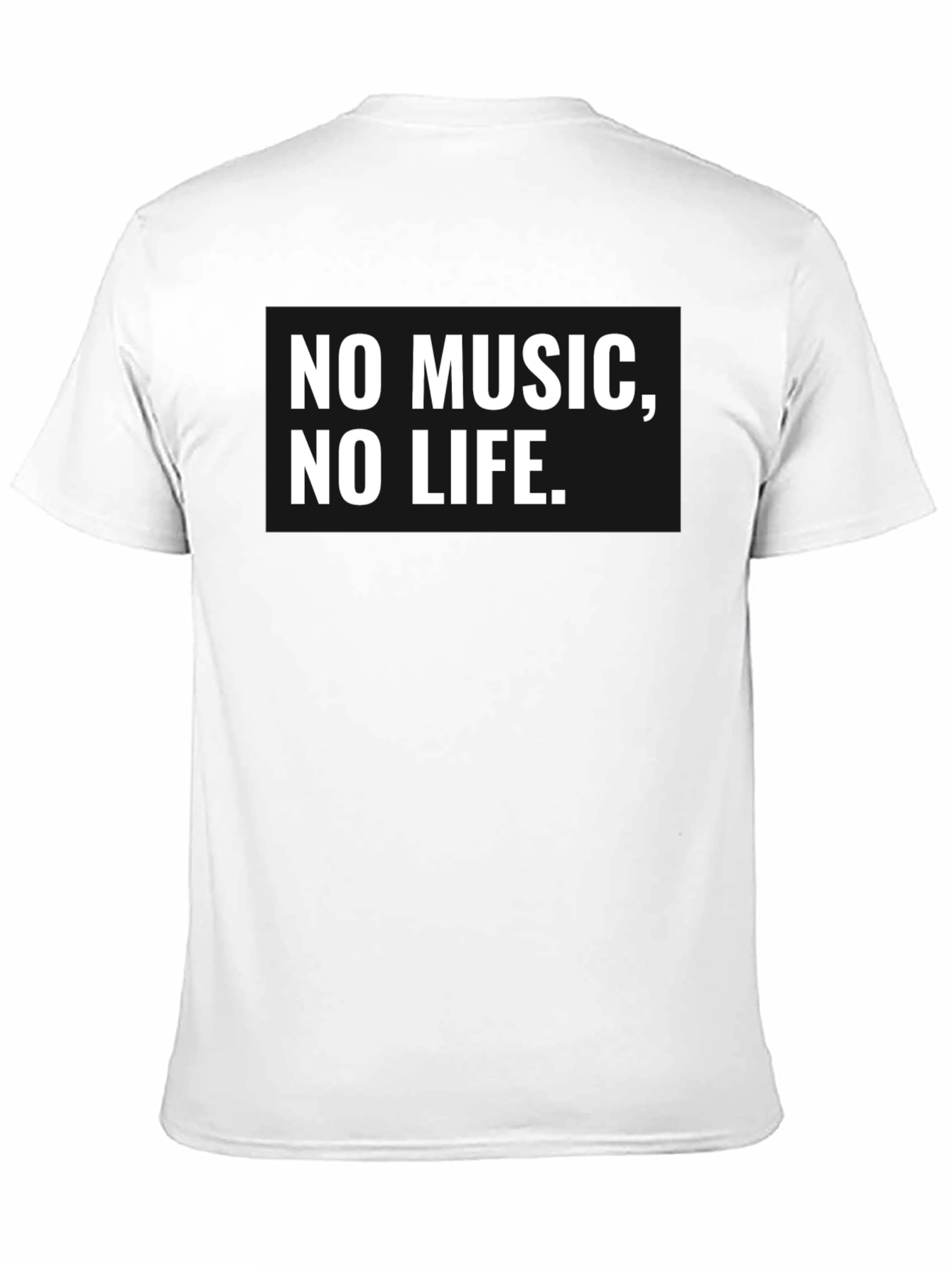 Black No Music, No Life - Graphic T-Shirt view 11