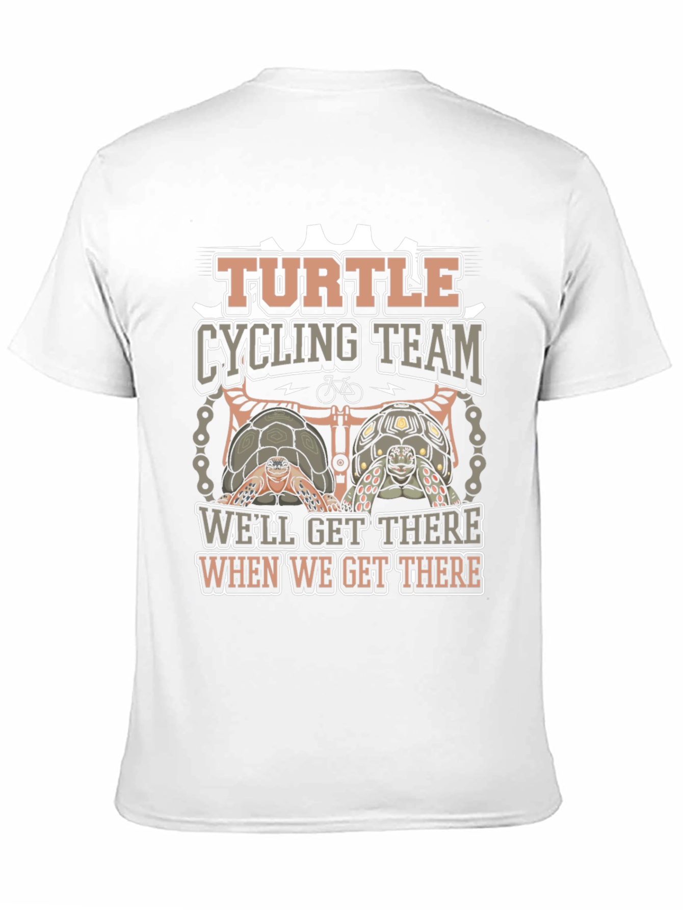 Black Turtle Cycling Team Black T-Shirt view 11