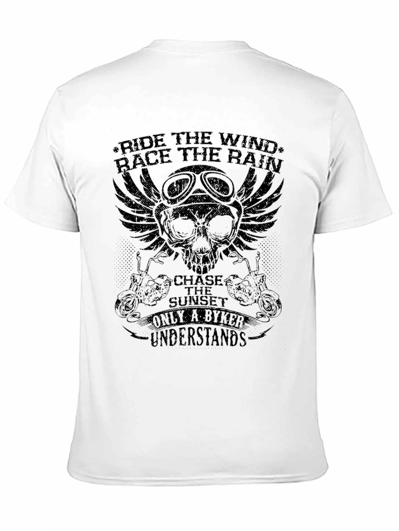 Ride the Wind Biker Graphic Tee - 11