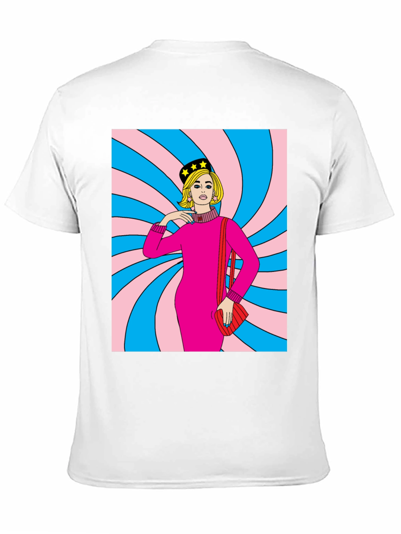 Retro Swirl Pop Art T-Shirt - 11