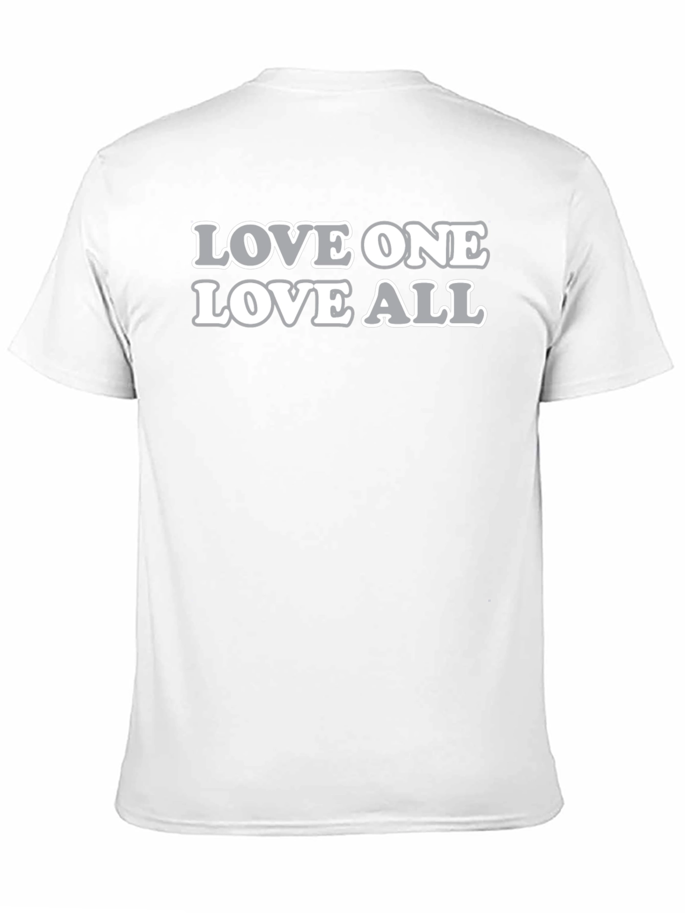 Black Love One Love All Graphic Tee - Soft Cotton Blend view 11