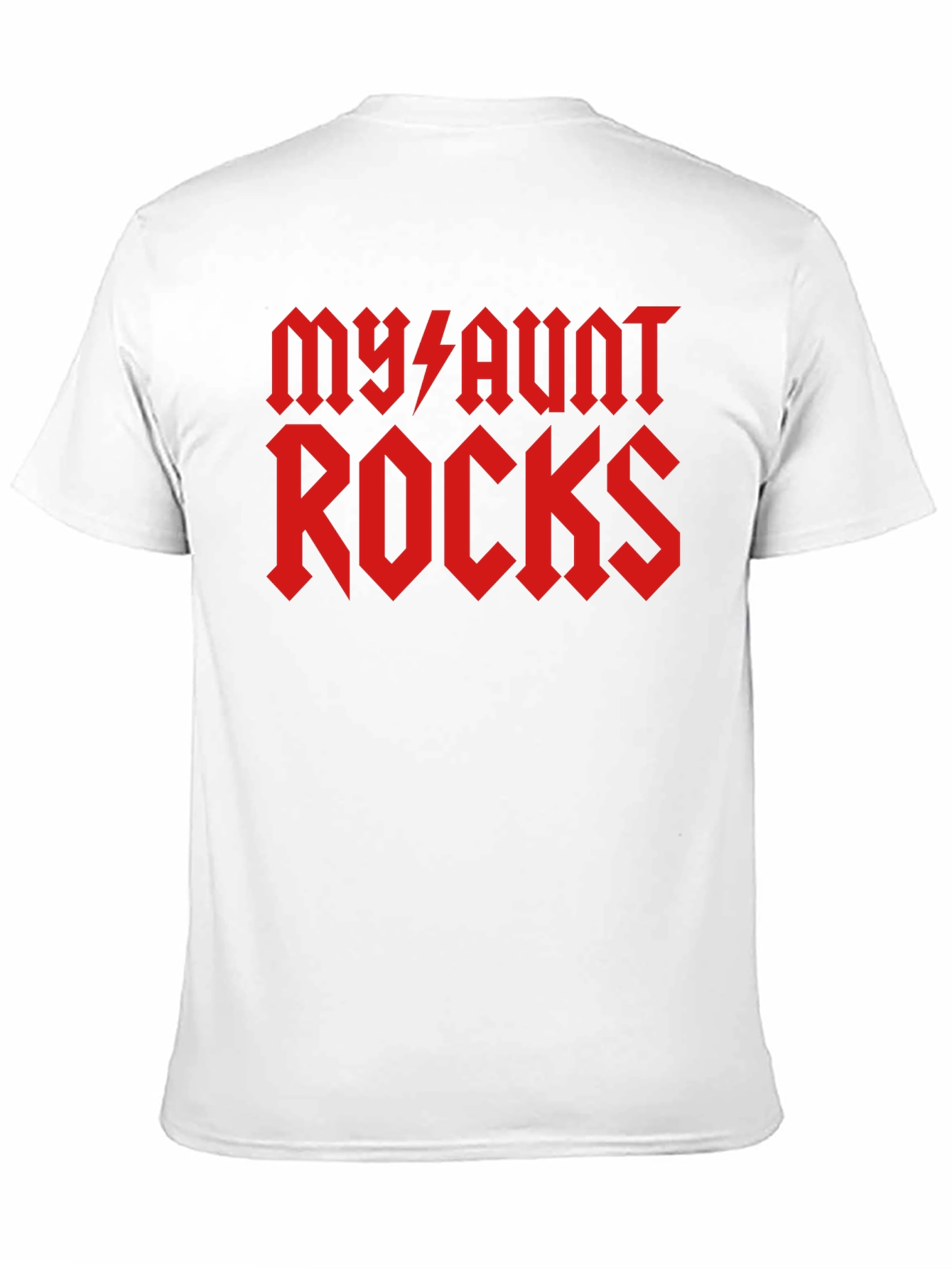 Black My Aunt Rocks T-Shirt - Black view 11