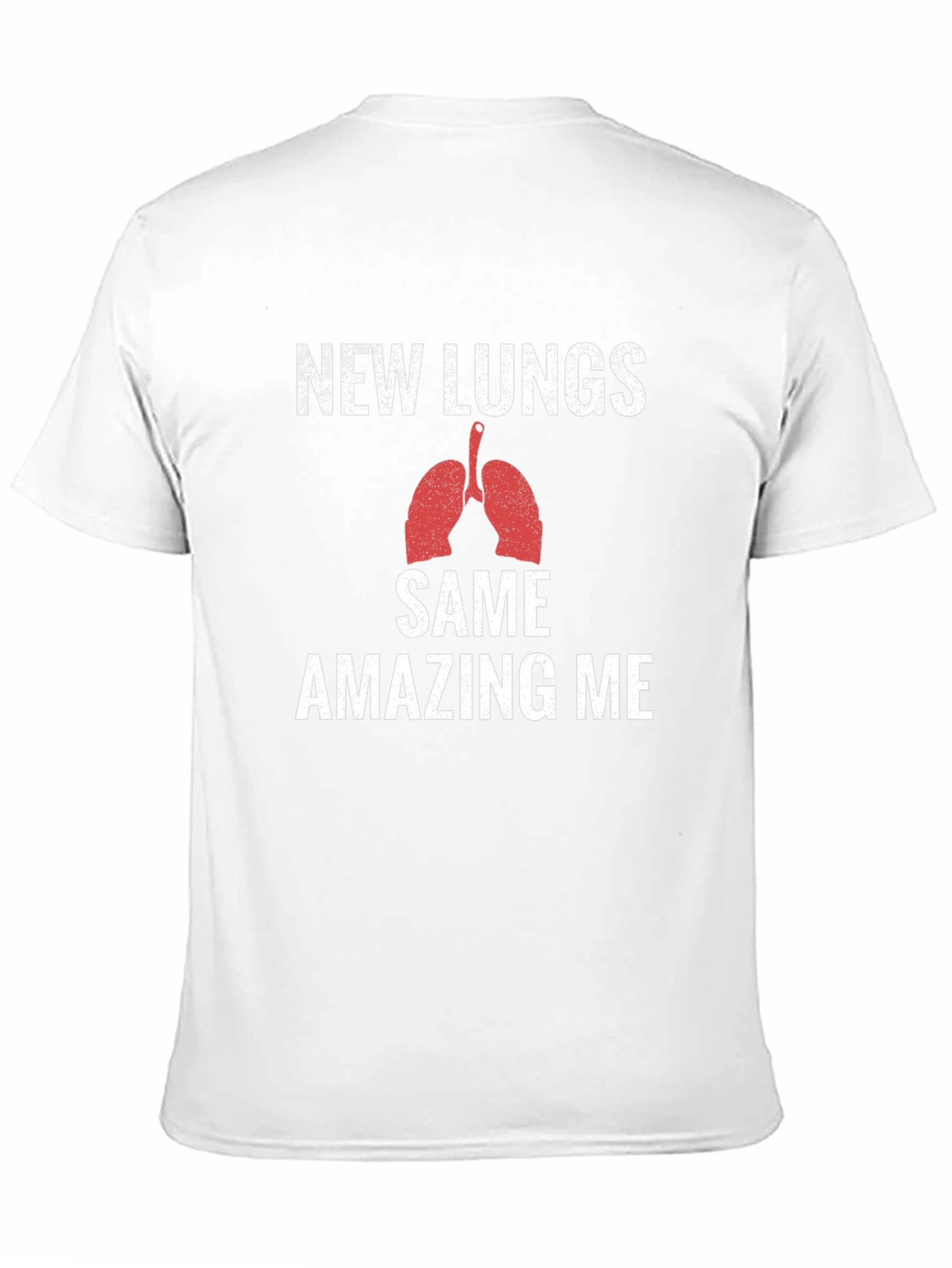 Black New Lungs Same Amazing Me Graphic T-Shirt view 11