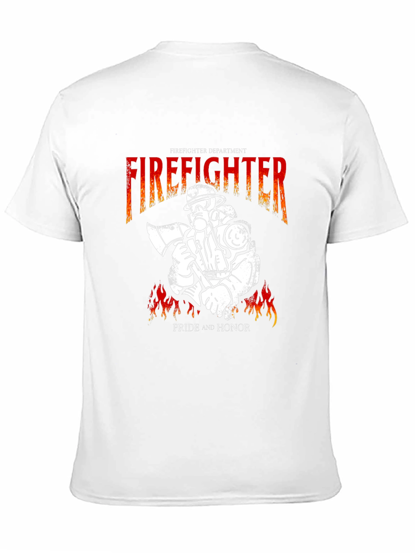 Black Firefighter Pride T-Shirt - Honor & Duty view 11