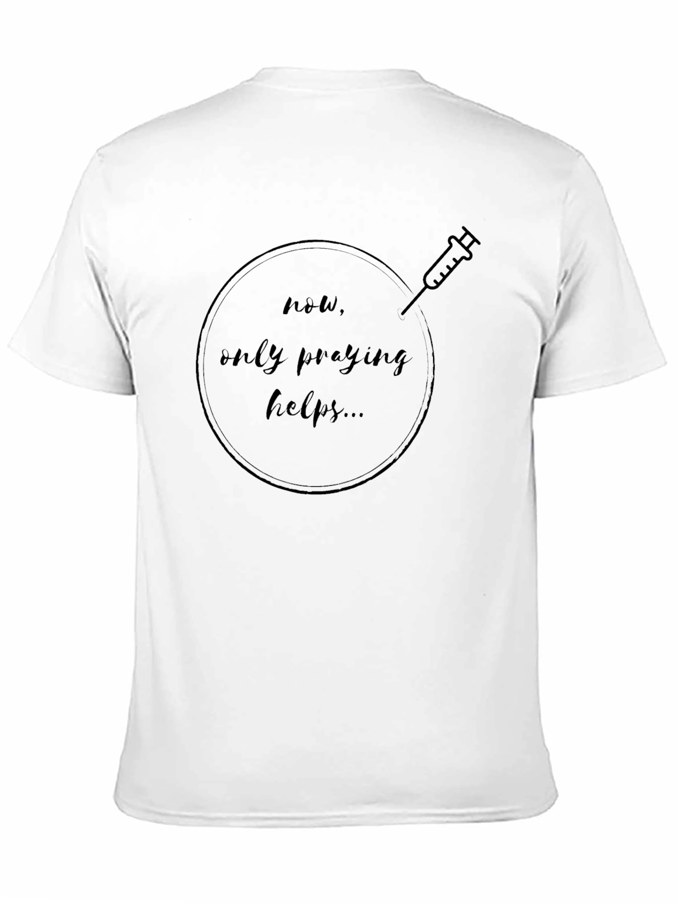 Black Praying Helps T-Shirt view 11