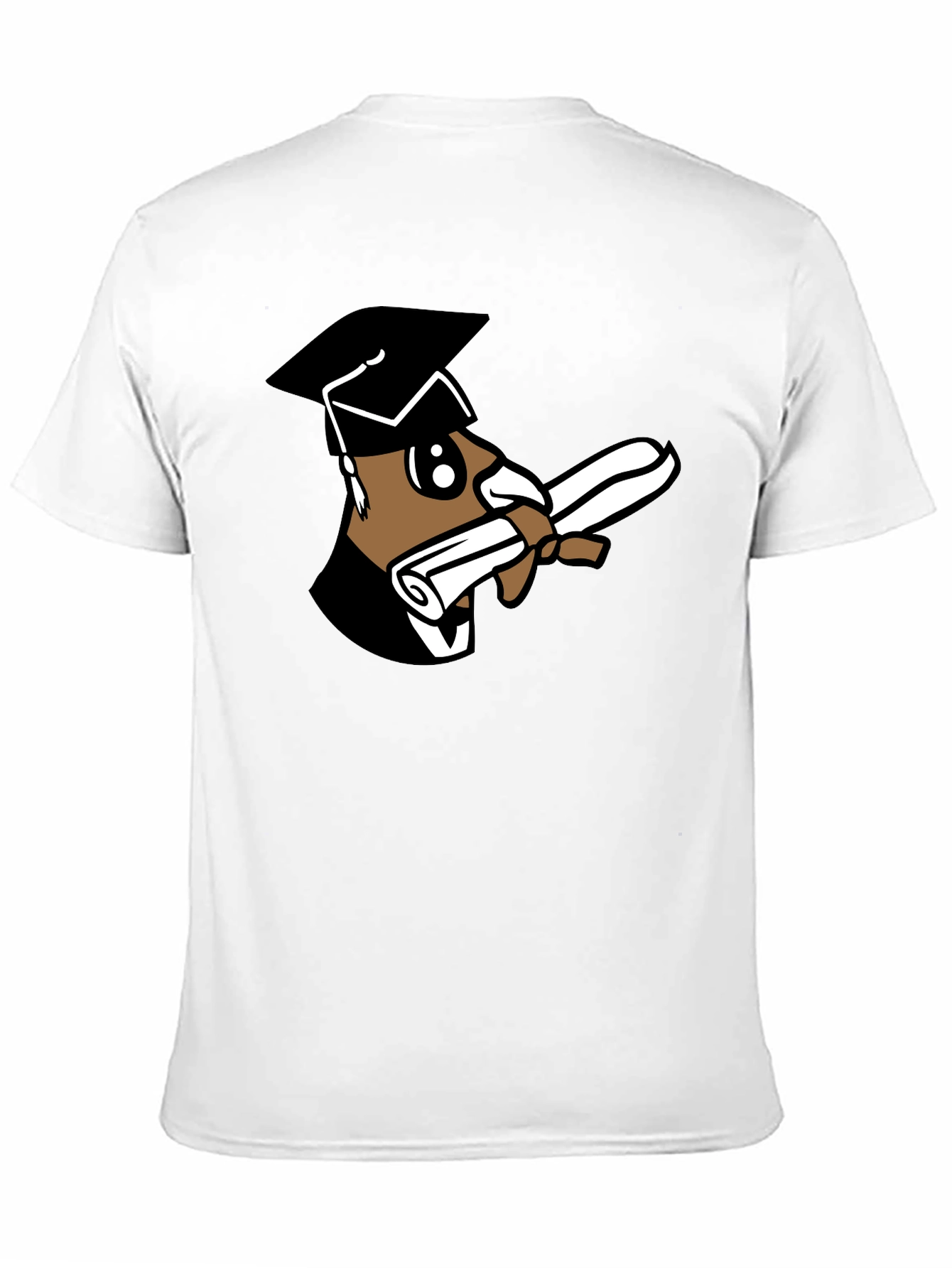 Black Graduation Bear Black T-Shirt view 11