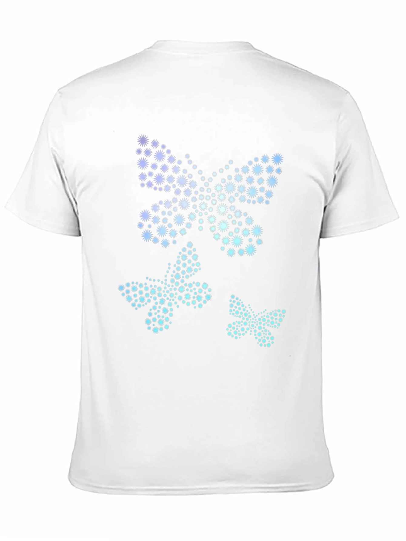 Black Starry Butterfly Graphic Tee - Black view 11