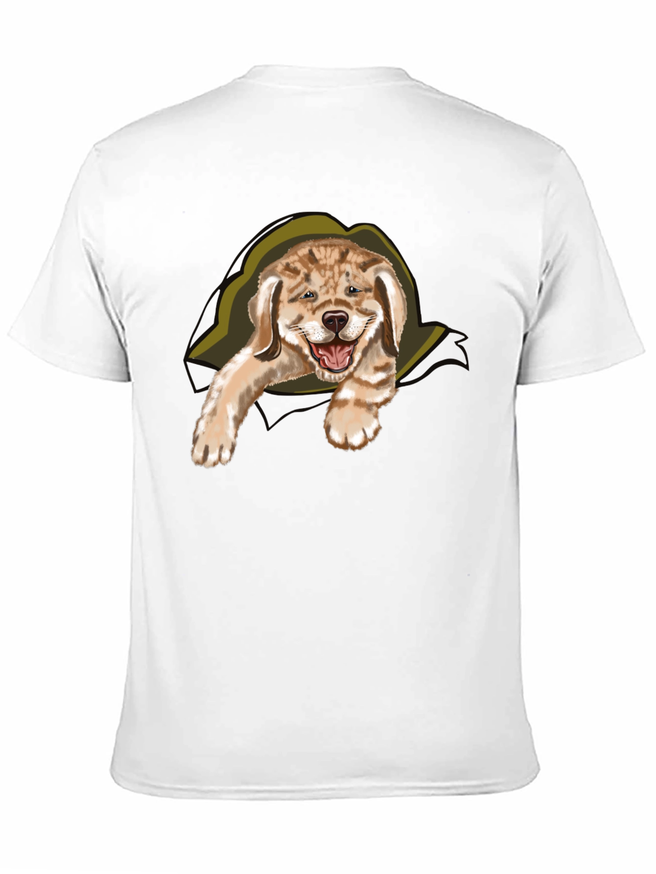 Black Dog Peek-a-Boo T-Shirt view 11