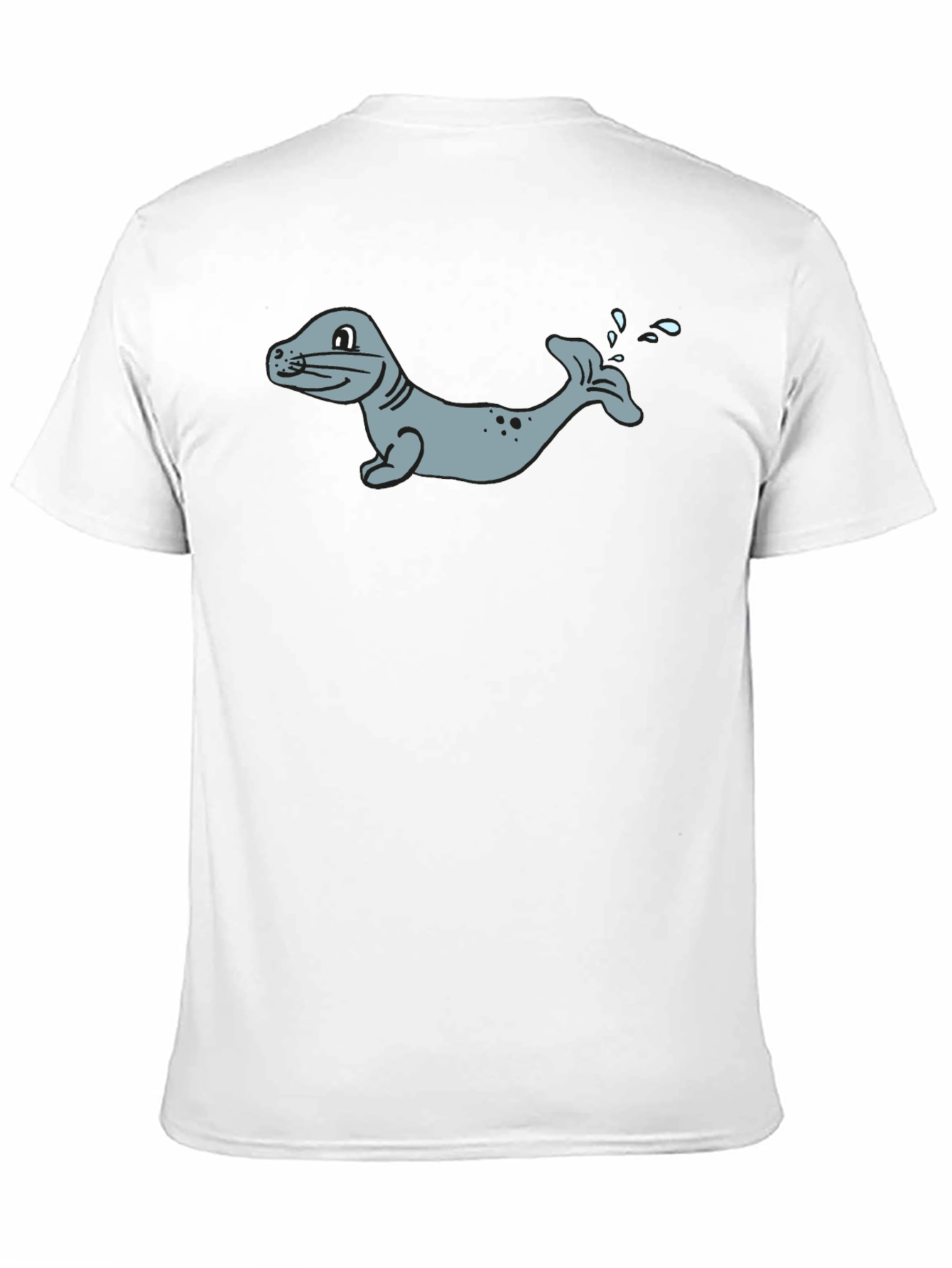 Black Seal Graphic Black T-Shirt view 11