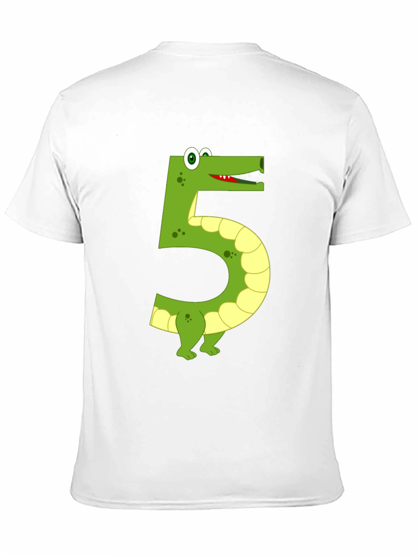 Black Fun Number 5 Alligator Tee view 11