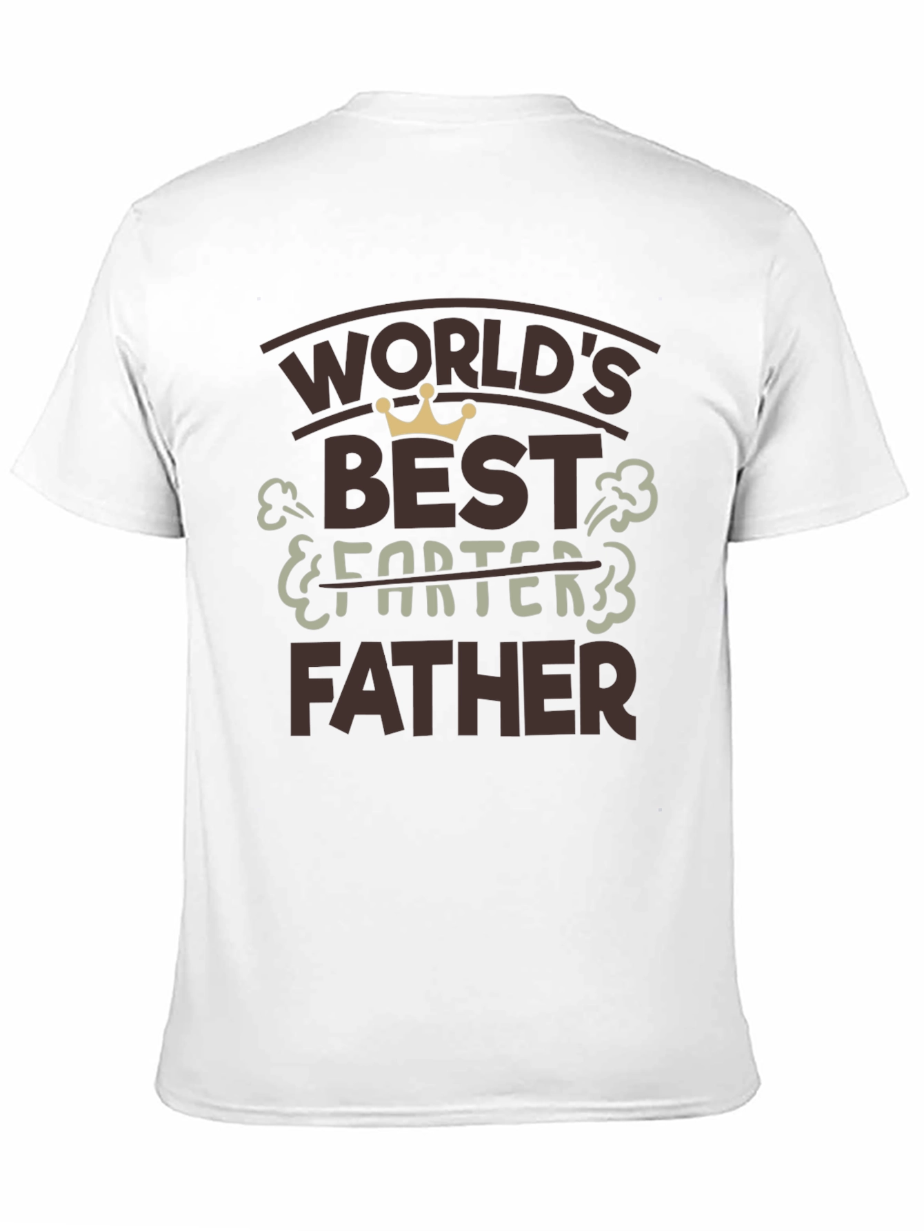 Black World's Best Farter Father Black T-Shirt view 11
