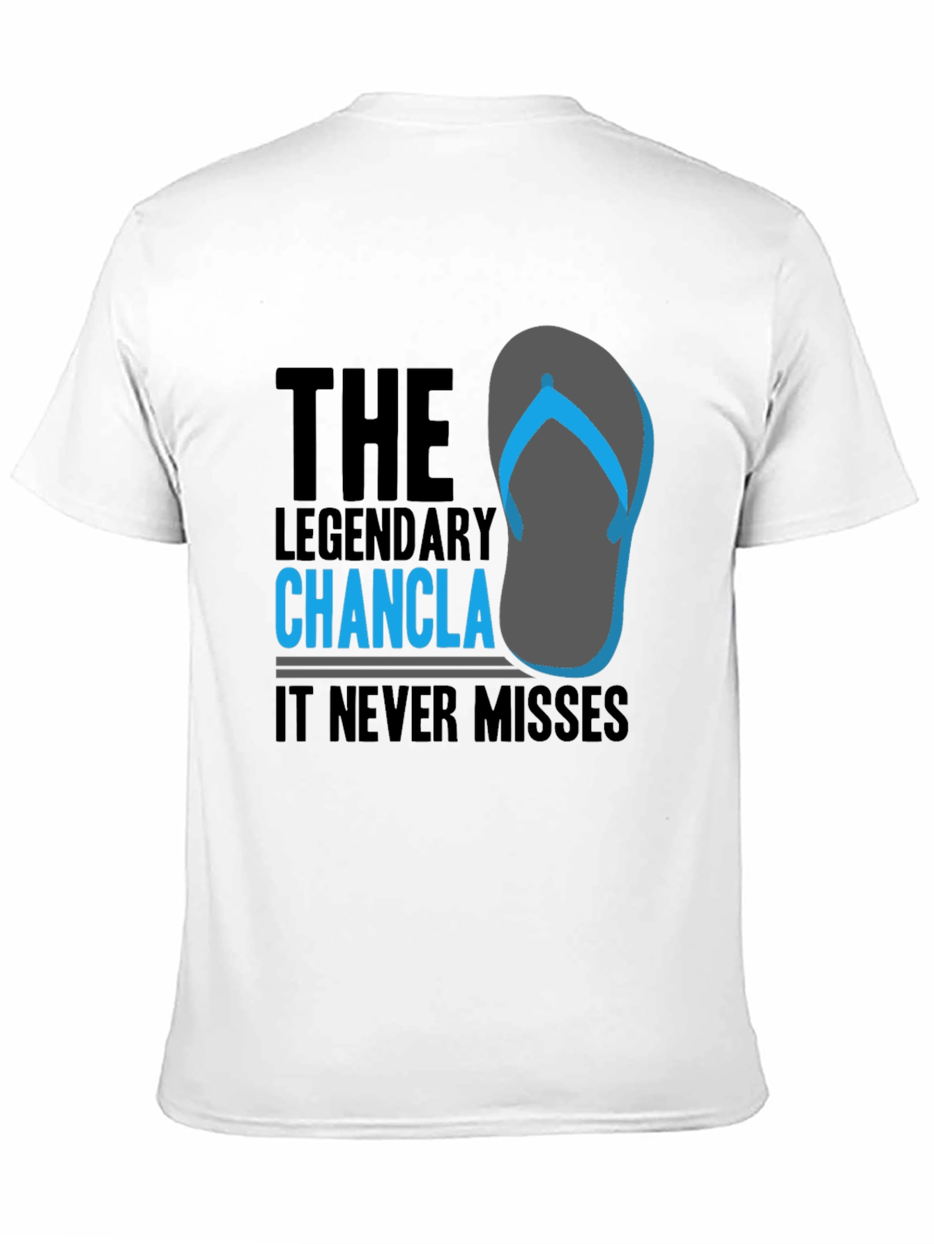 Black The Legendary Chancla Graphic T-Shirt view 11