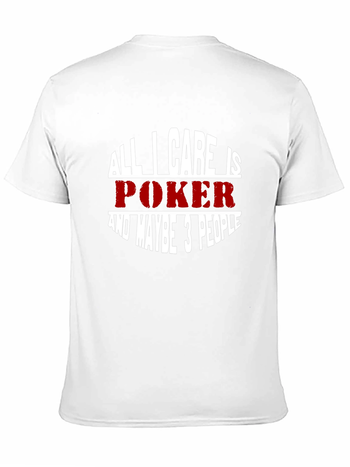 Black Poker Lover T-Shirt - Funny Poker Player Gift view 11