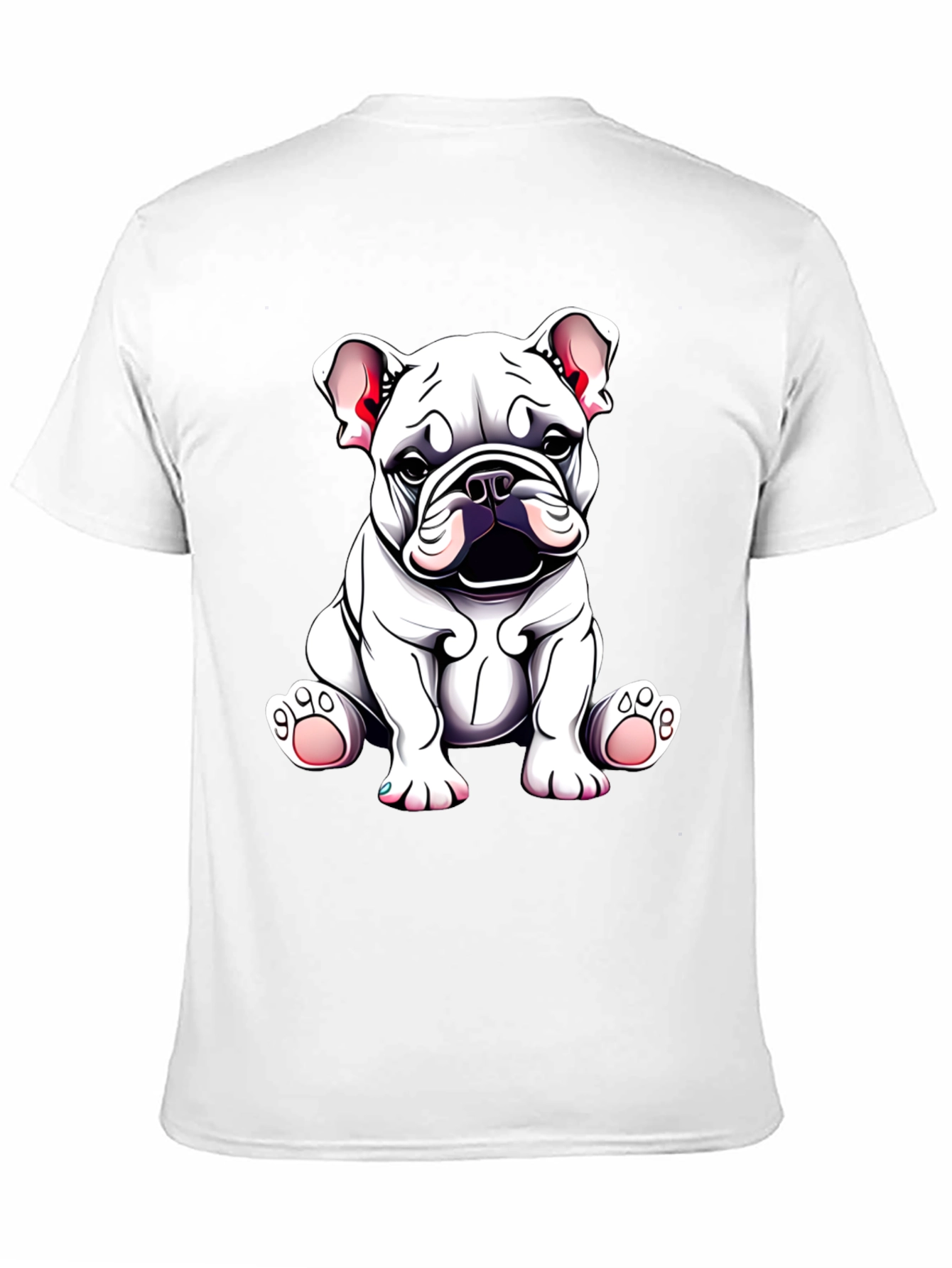 Black Bulldog Puppy Graphic Tee - Cute Dog Lover Shirt view 11
