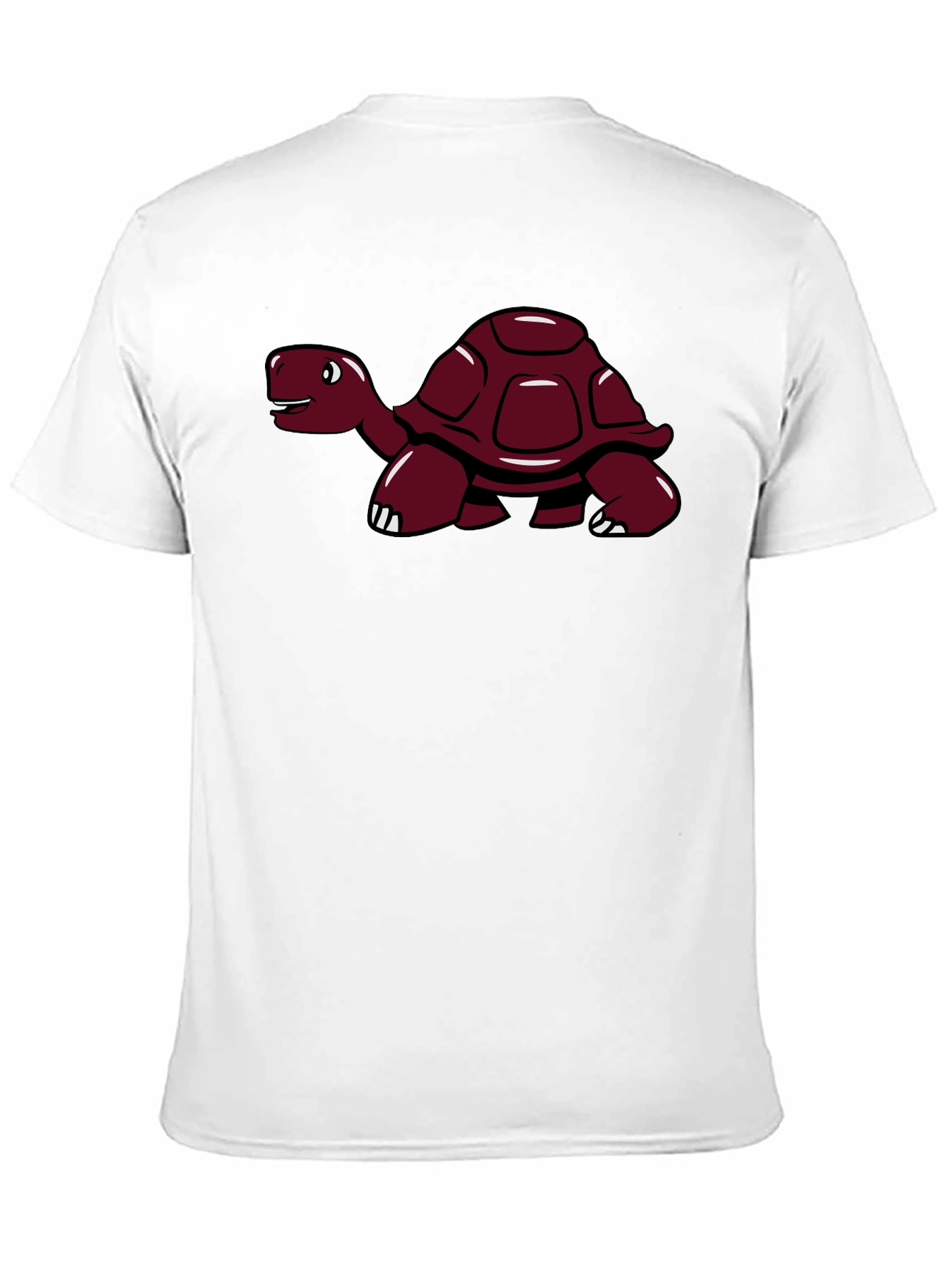 Black Turtle Graphic Tee - Black Cotton Casual Shirt view 11