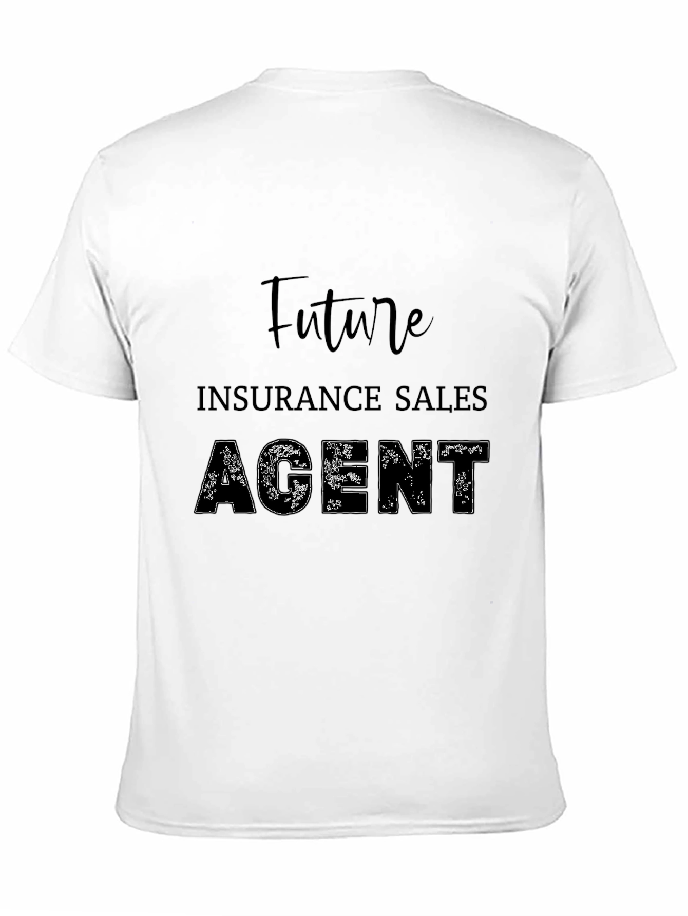 Black Future Insurance Sales Agent T-Shirt view 11