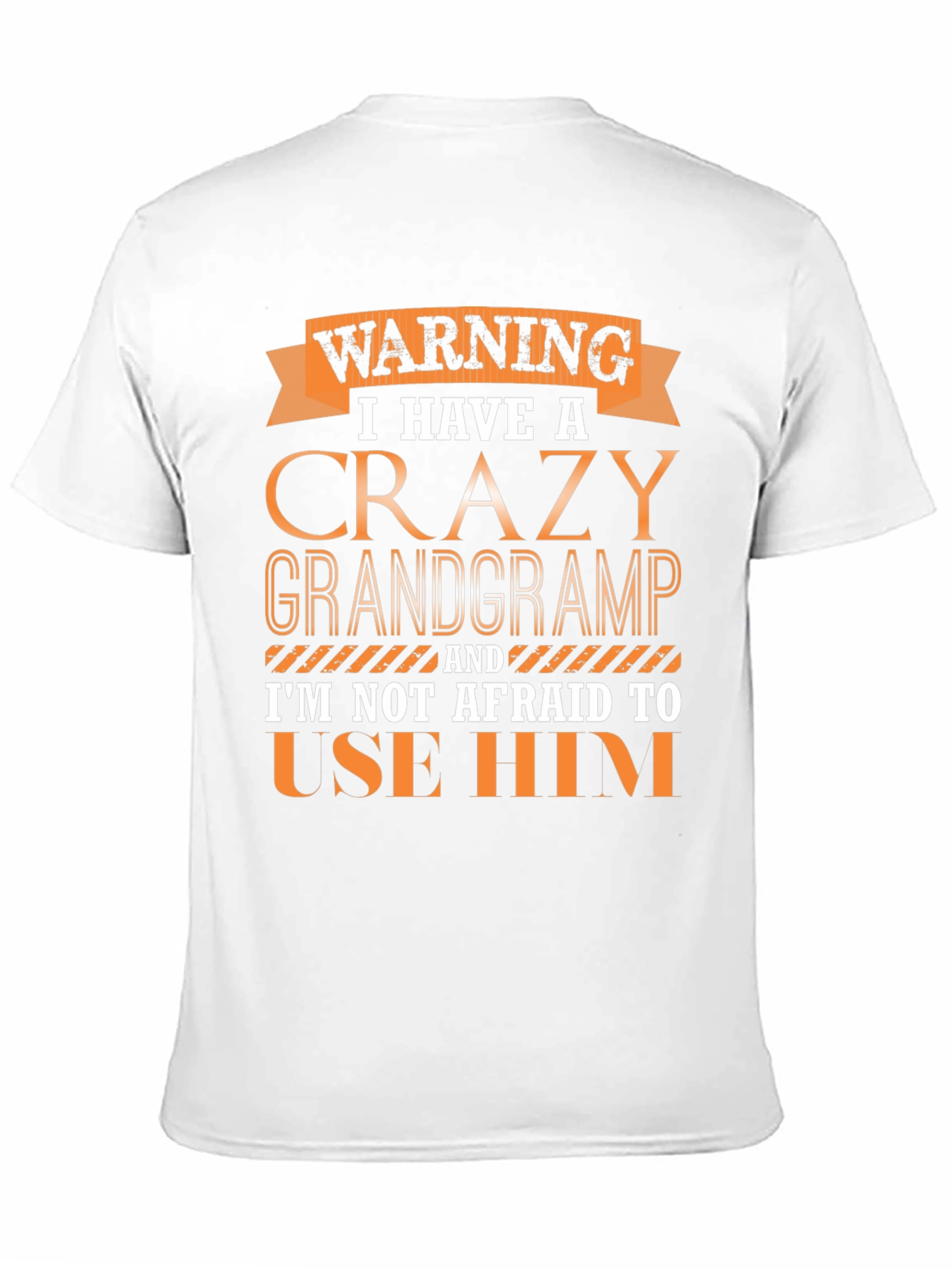 Black Crazy Grandgramp Graphic Tee view 11