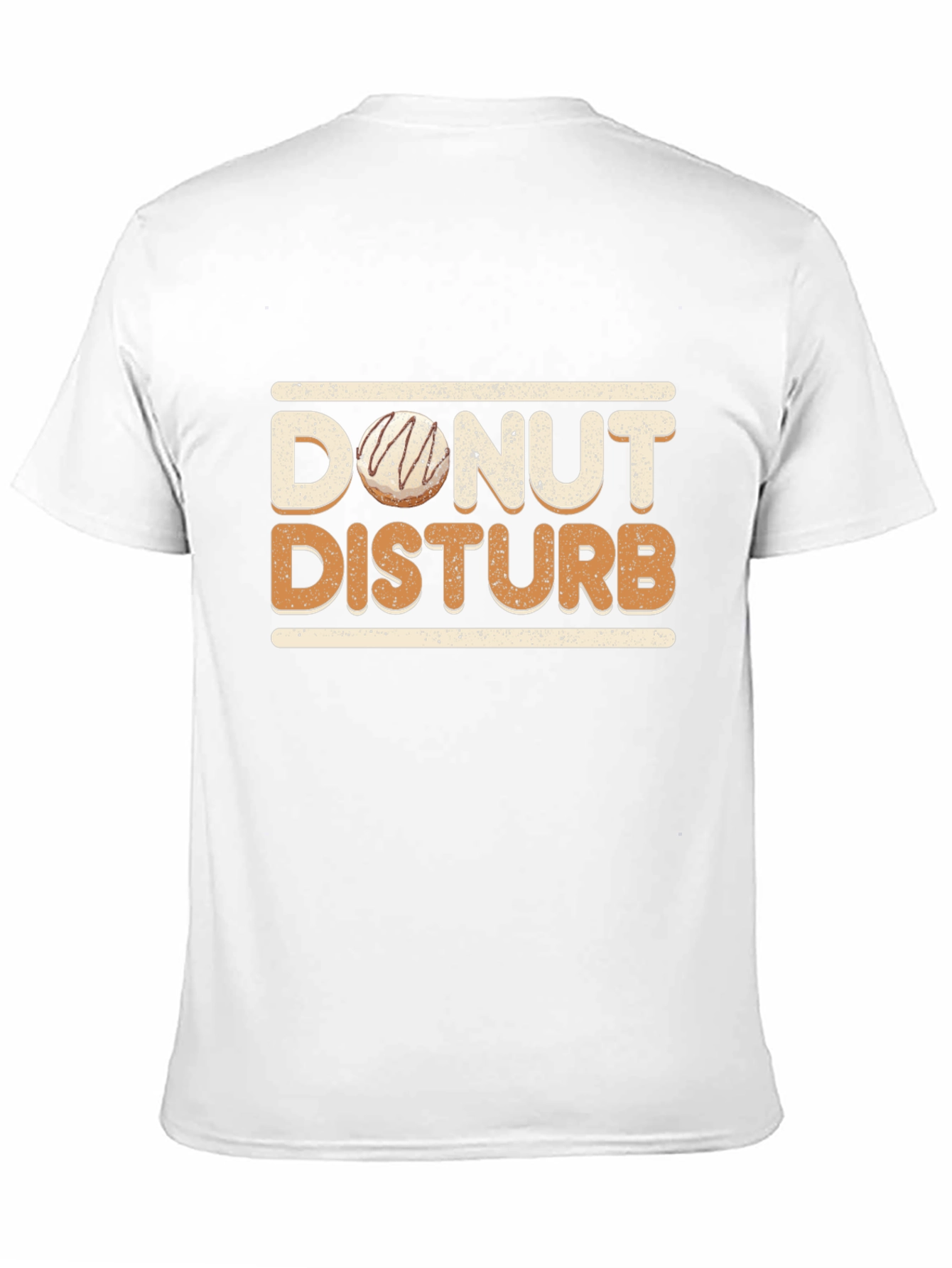 Black Donut Disturb Graphic T-Shirt - Funny Novelty Tee view 11