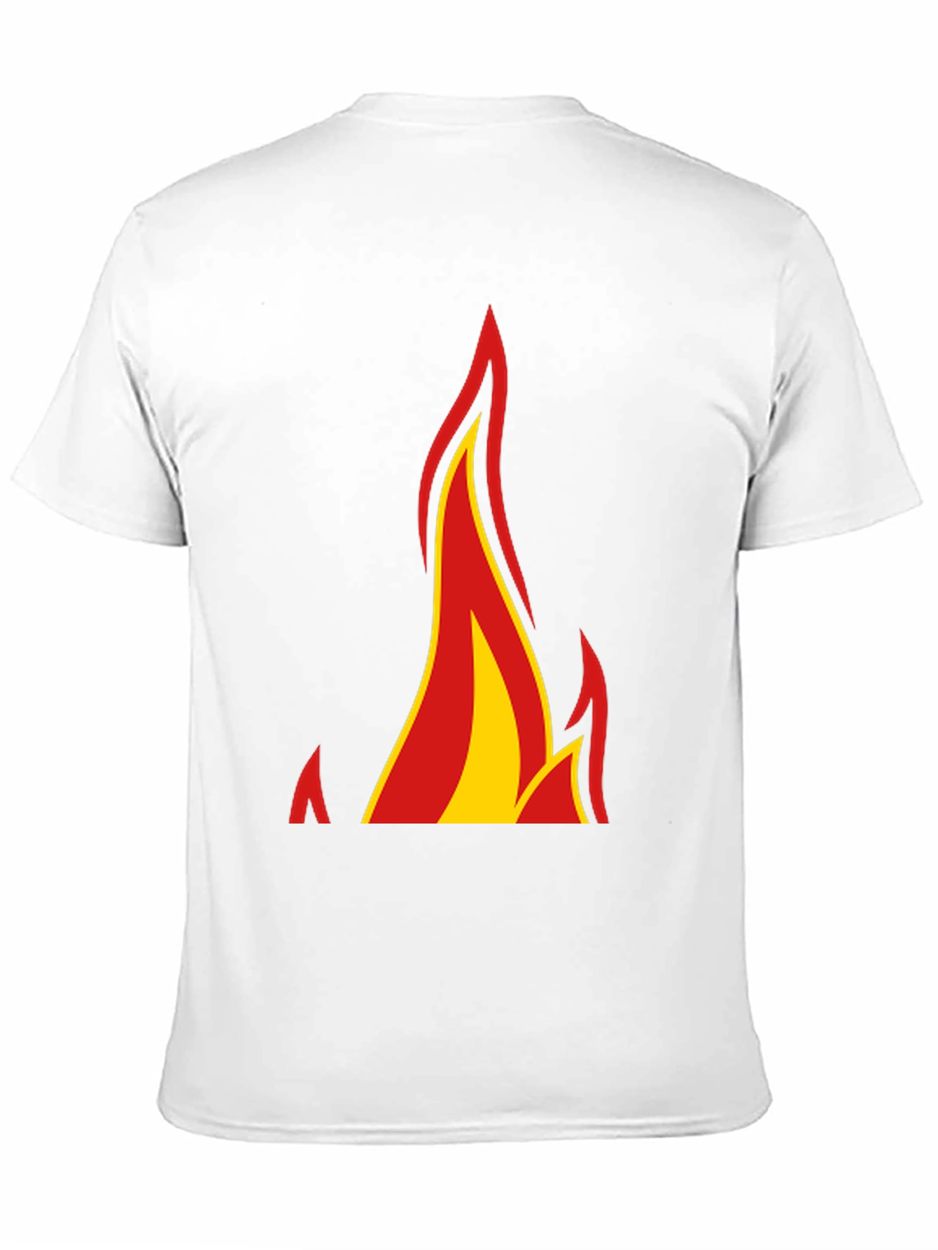 Black Flame Graphic Black T-Shirt view 11