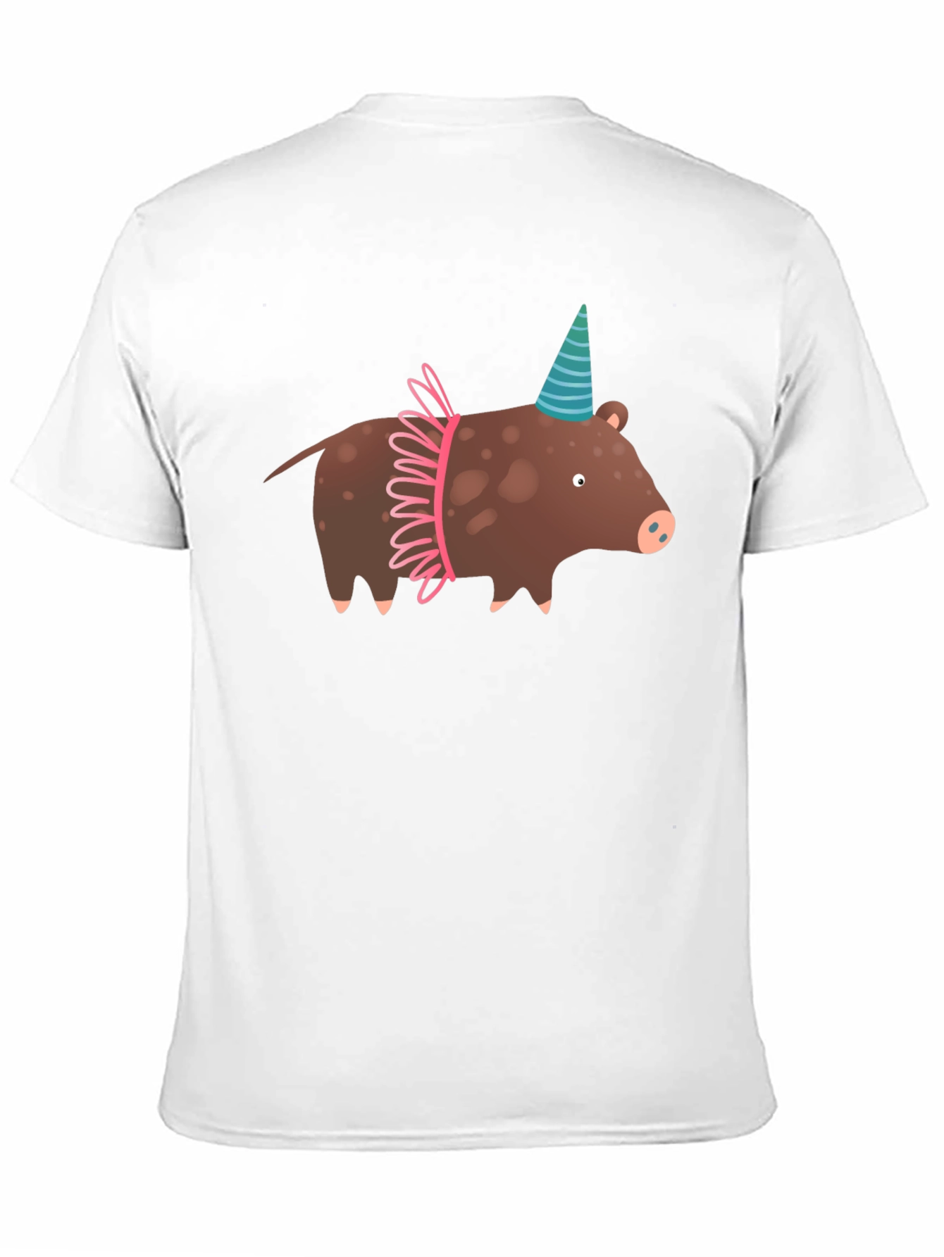 Black Party Pig T-Shirt view 11