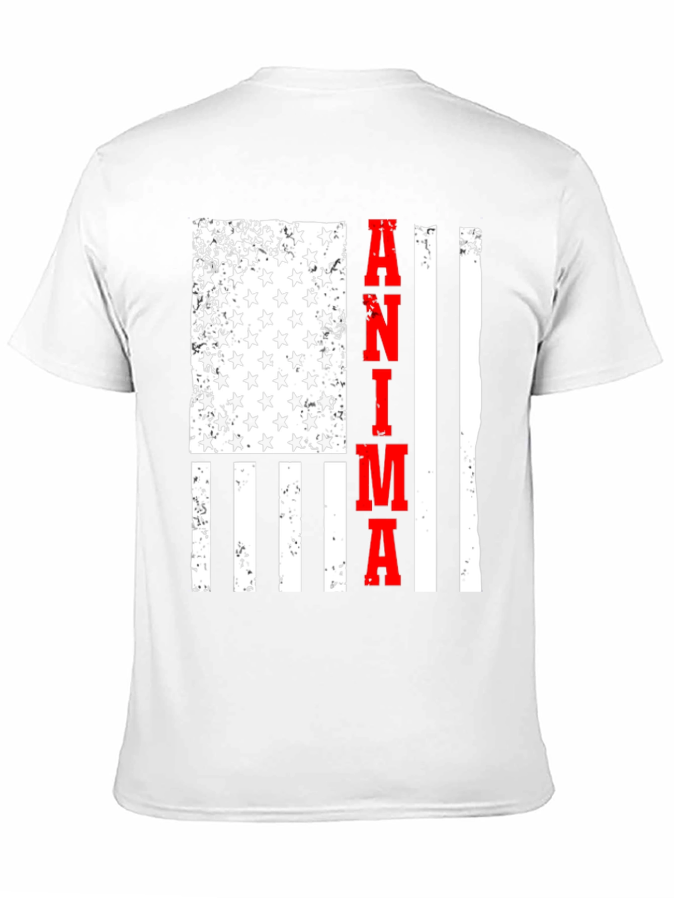 Black Anima USA Flag Graphic Tee - Black view 11