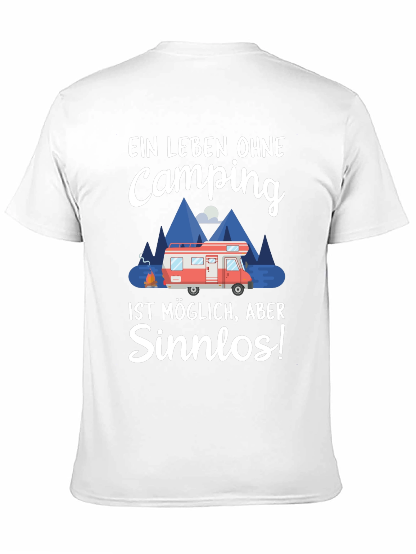 Black Camping Lover T-Shirt - "Ein Leben Ohne Camping Sinnlos" view 11