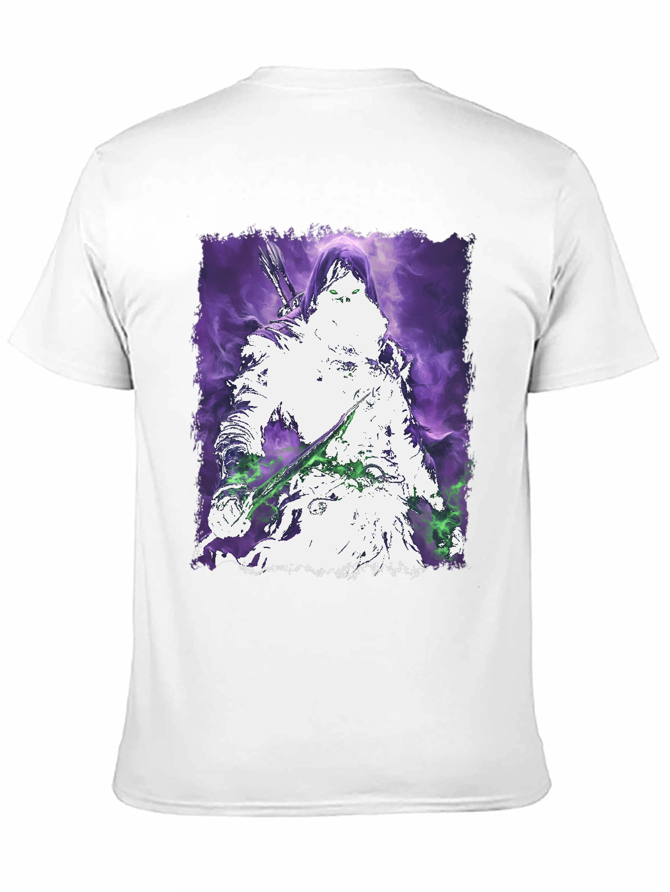 Black Mystic Warrior Graphic Tee - Black view 11