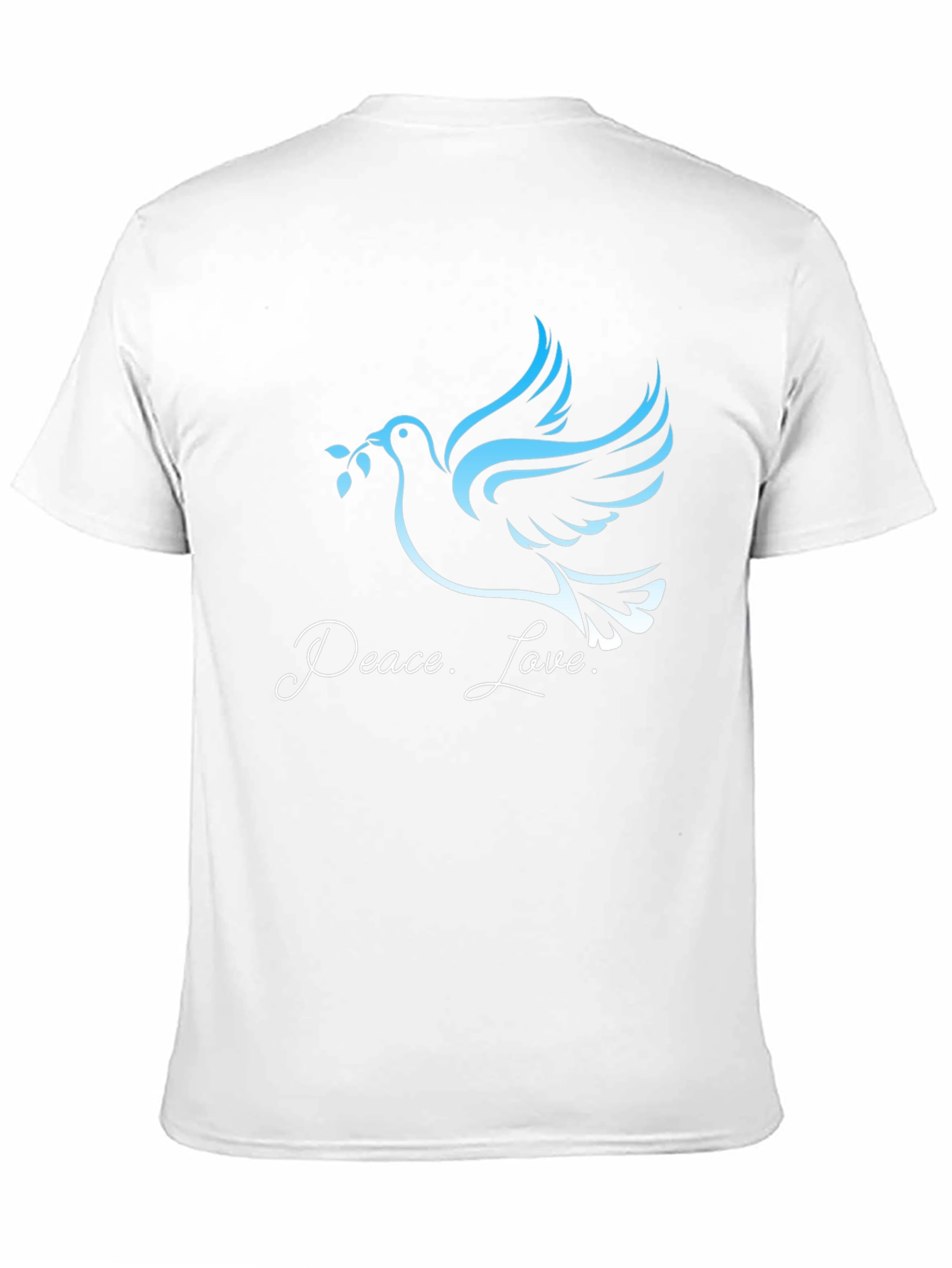 Black Peace and Love Dove Graphic Tee - Black view 11