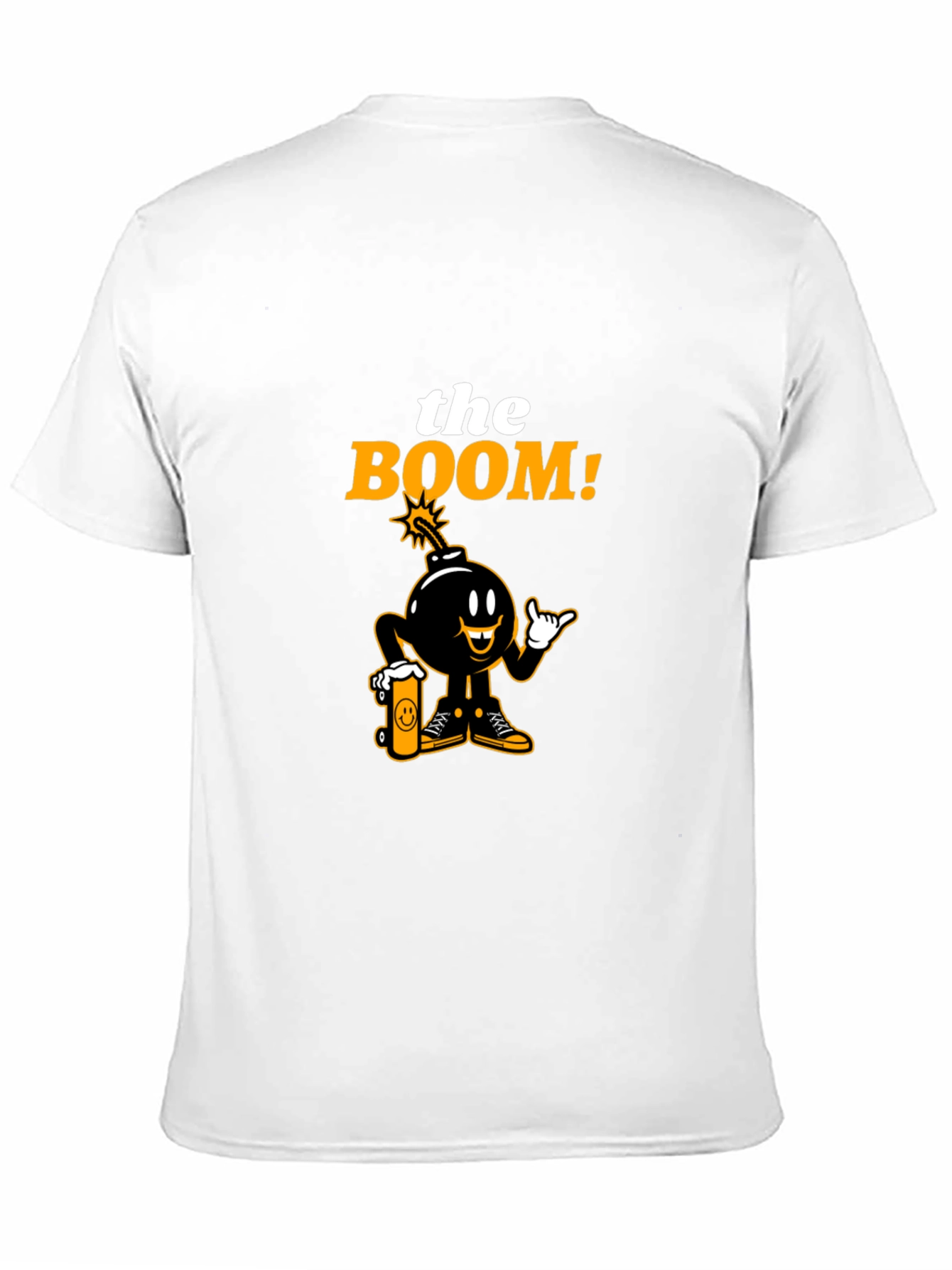 Black The Boom! Graphic Print Black T-Shirt view 11