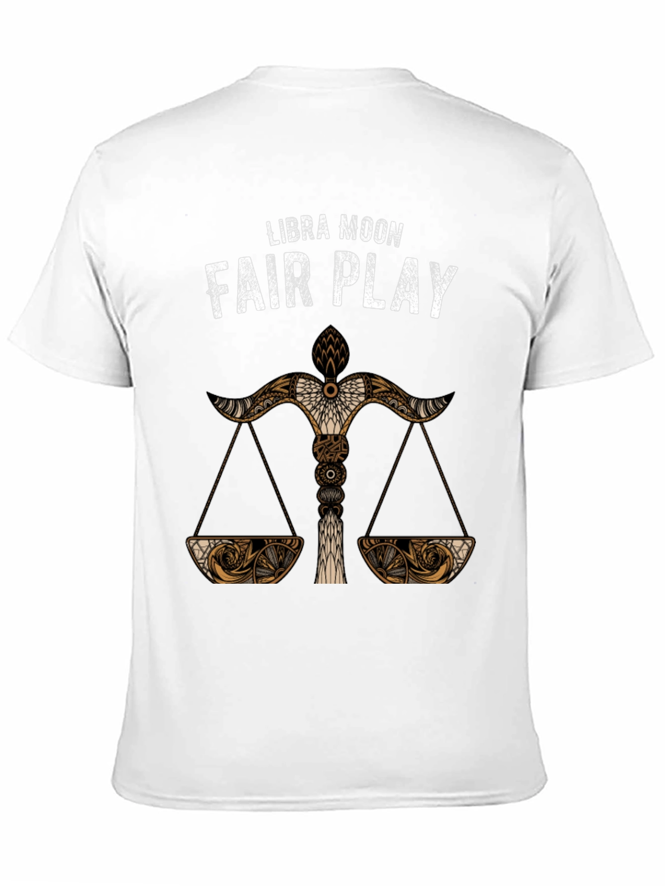 Black Libra Moon Fair Play Graphic Tee view 11