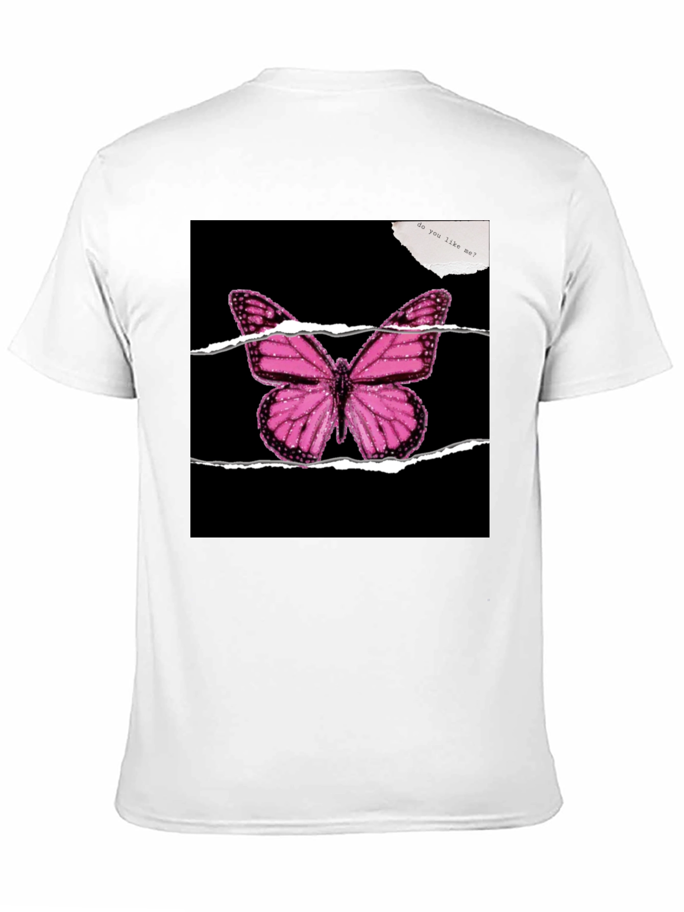 Black Butterfly Graphic Black T-Shirt view 11