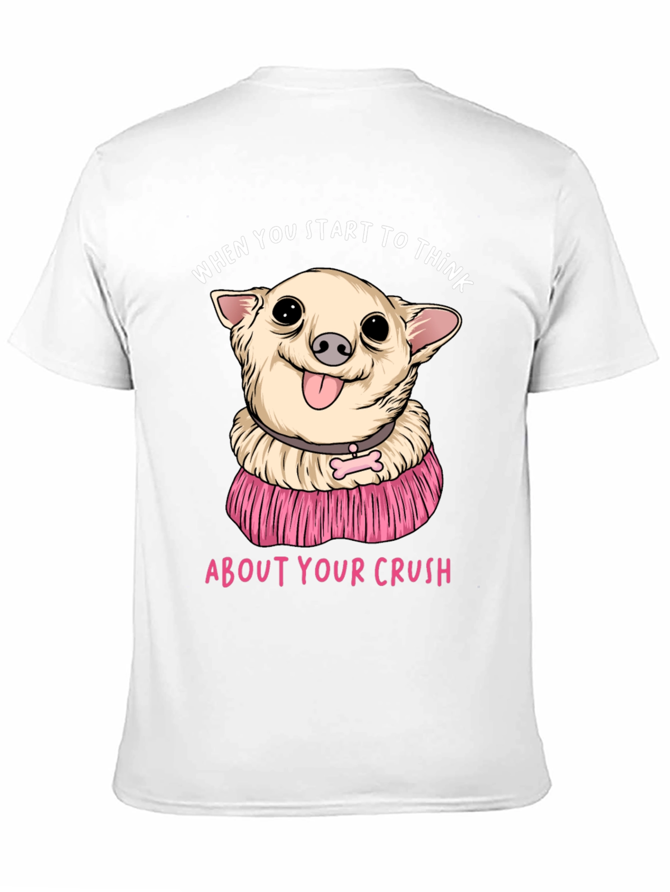 Black Chihuahua Crush T-Shirt:  When You Start To Think view 11