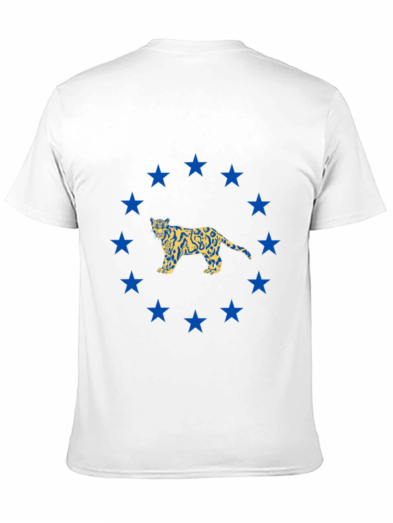 Black Jaguar Starry Graphic Tee - Black Cotton view 11