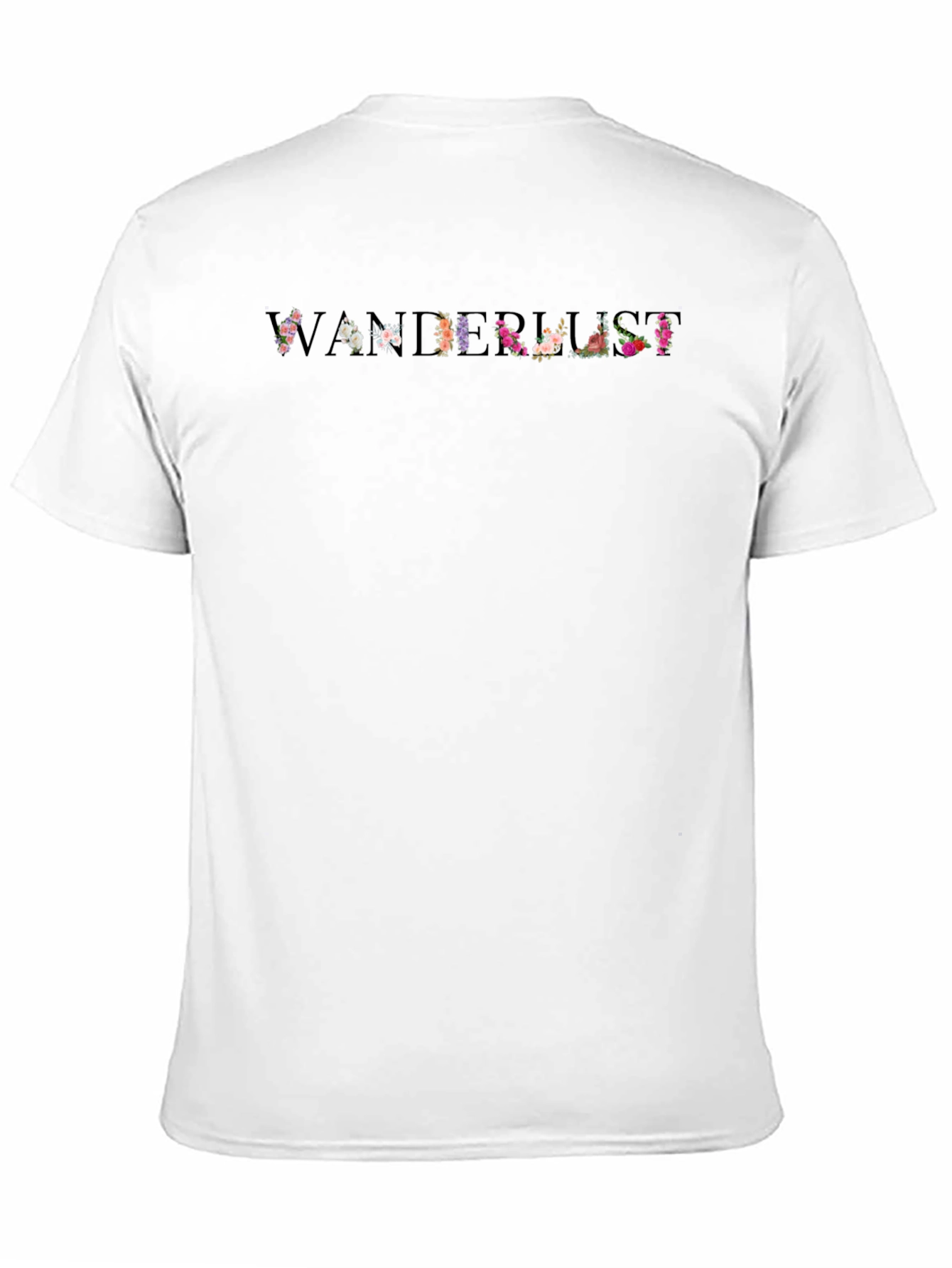 Black Floral Wanderlust Graphic Tee view 11