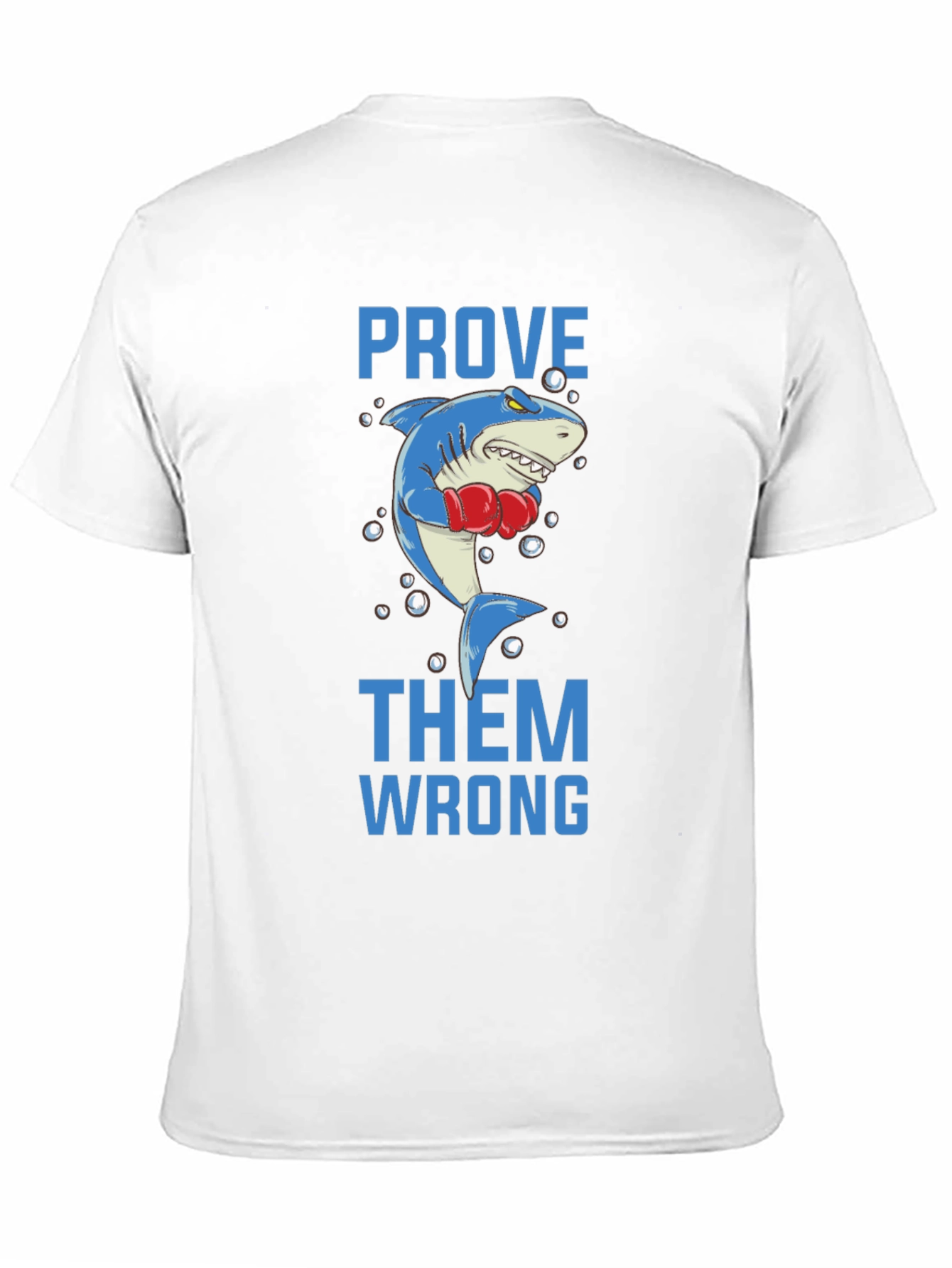 Black Prove Them Wrong Boxing Shark Graphic Tee view 11