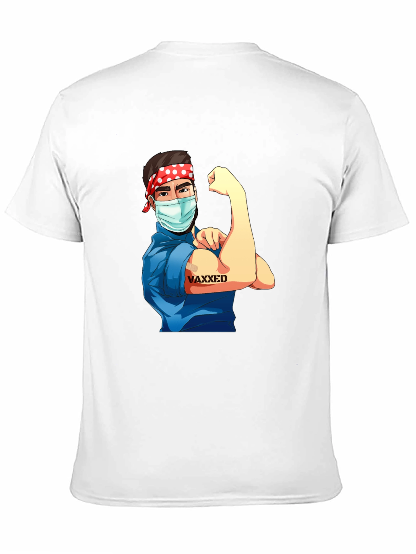 Black Vaxxed Rosie the Riveter T-Shirt view 11